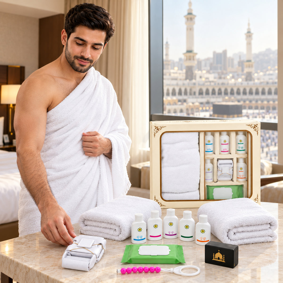 Bamboo Ihram VIP 11-Piece Hajj & Umrah Travel and Hygiene Set