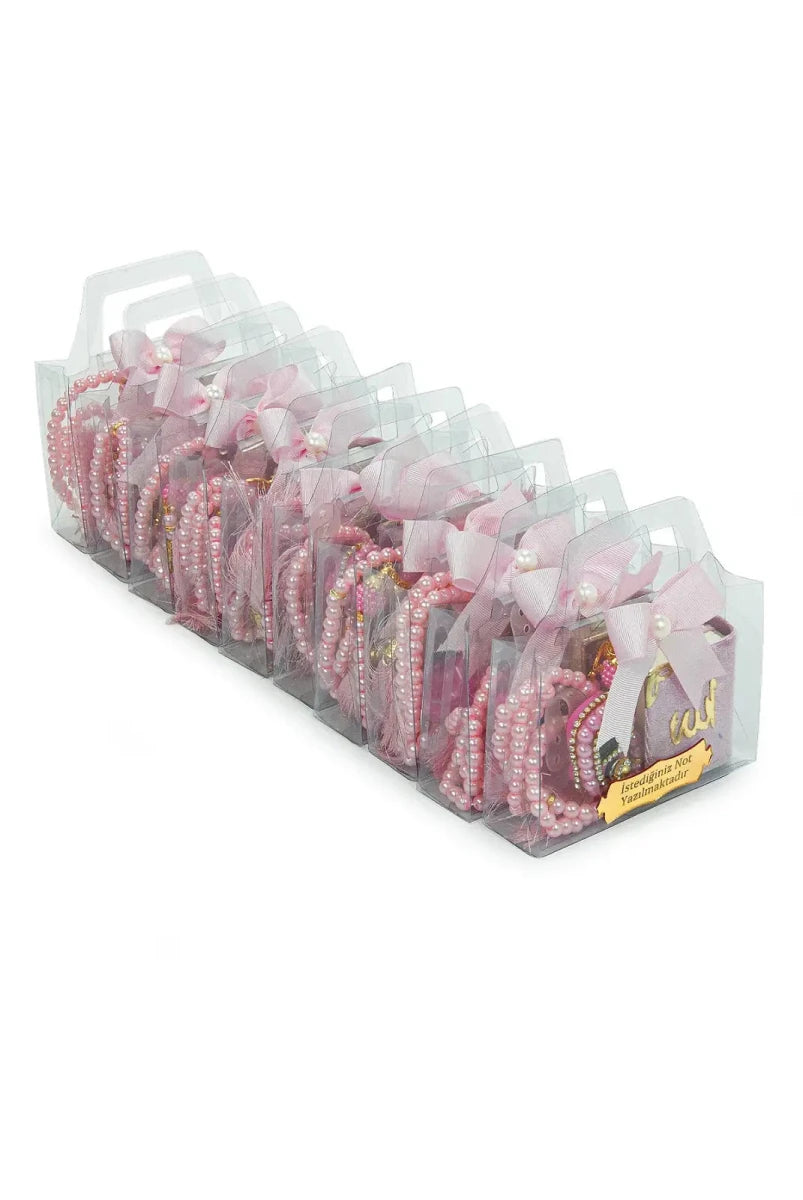 10-Pack Personalized Mawlid Gift Set with Mini Quran, Dhikr Counter & Tasbih - ihvan