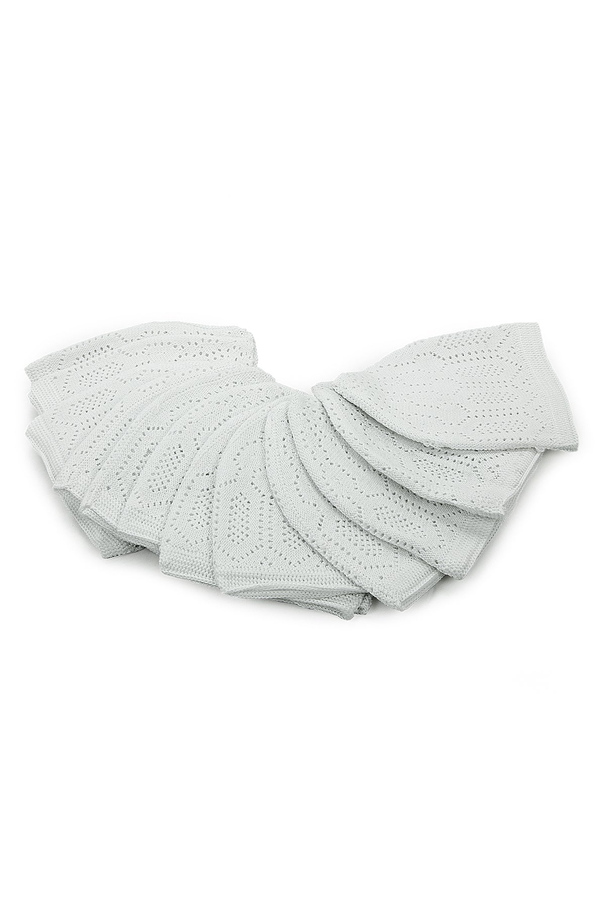 Muslim Kufi Hats for Men, Taqiya, Takke, Peci, Islamic Caps, Ramadan Eid Islamic Gifts, White, Standart Size, Pack of 12 - ihvan
