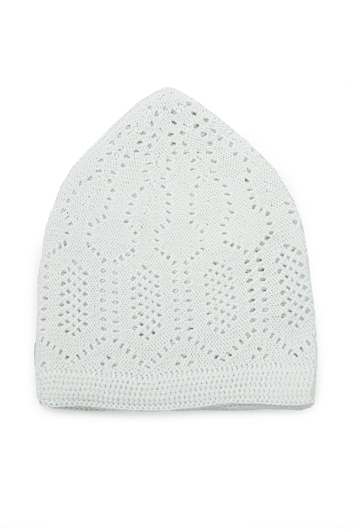 Muslim Kufi Hats for Men, Taqiya, Takke, Peci, Islamic Caps, Ramadan Eid Islamic Gifts, White, Standart Size, Pack of 12 - ihvan