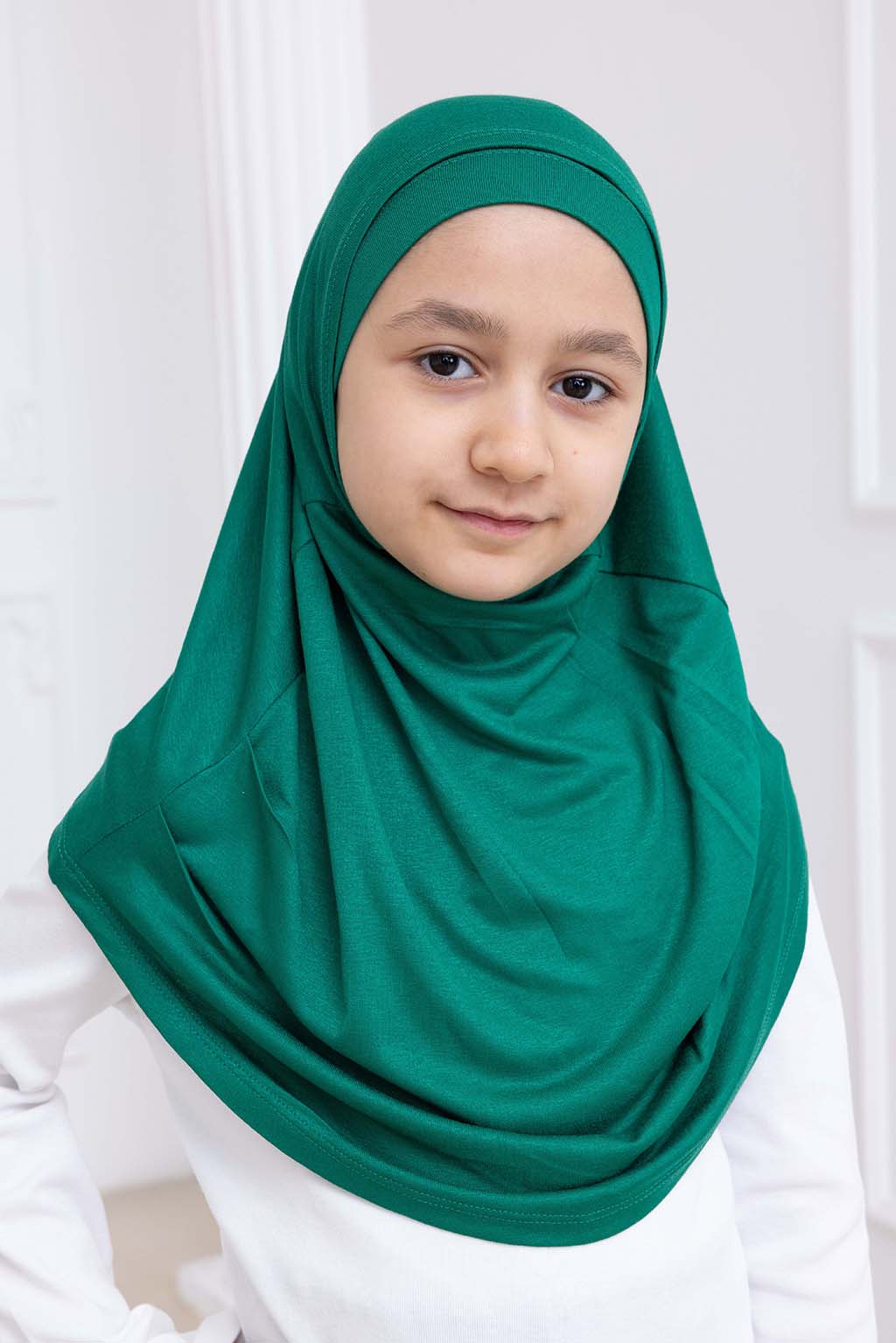 Ready to Wear Instant Hijab for Girls | Soft Viscose One-Piece Kids Headscarf for Daily Wear, Prayer & School