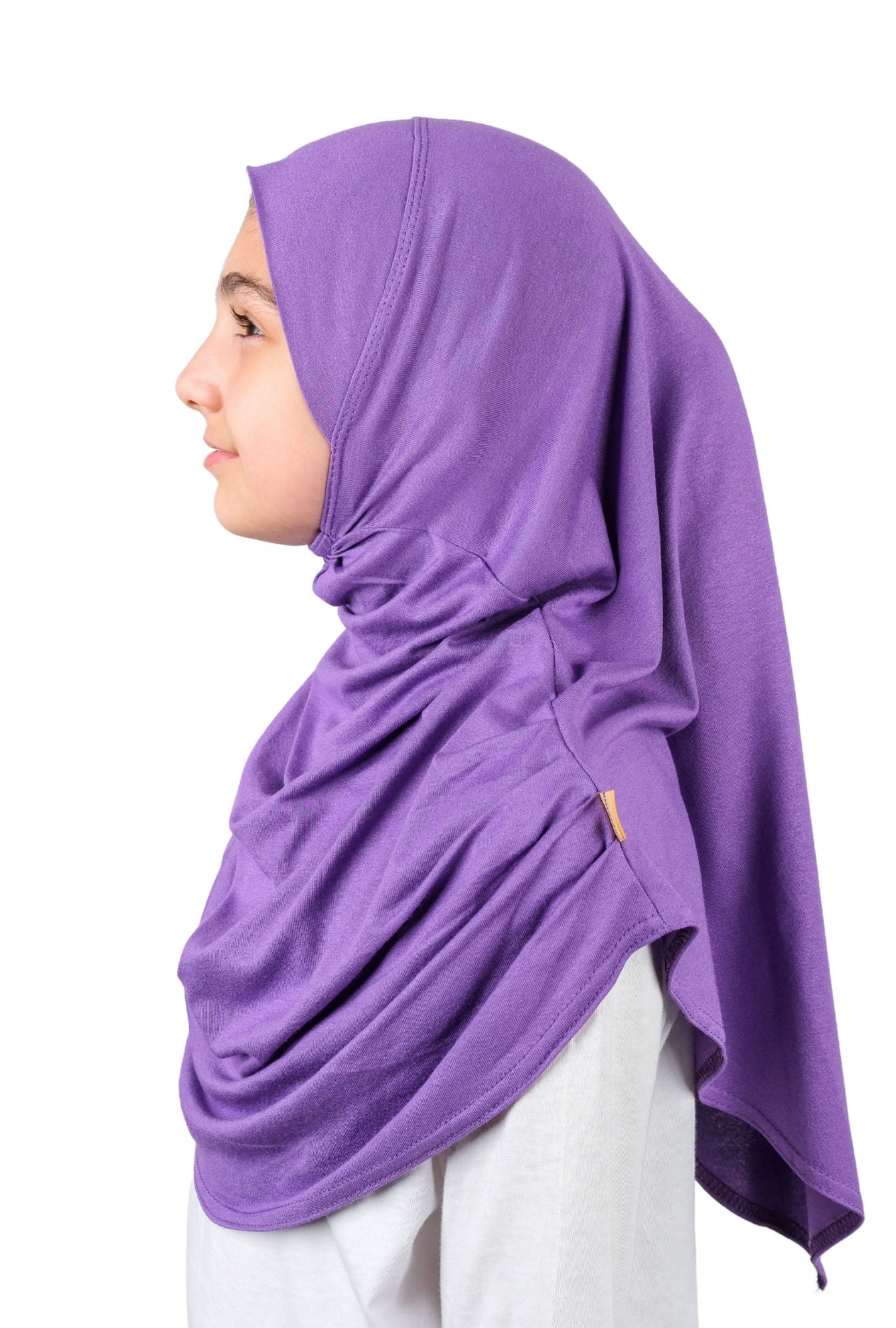 Easy to Wear Instant Hijab for Girls | Soft Viscose One-Piece Kids Headscarf for School, Prayer