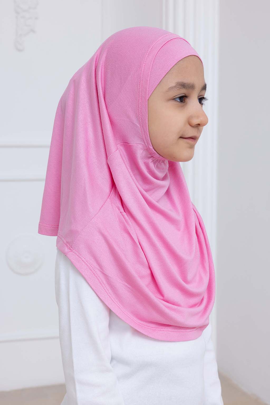 Ready to Wear Instant Hijab for Girls | Soft Viscose One-Piece Kids Headscarf for Daily Wear, Prayer & School
