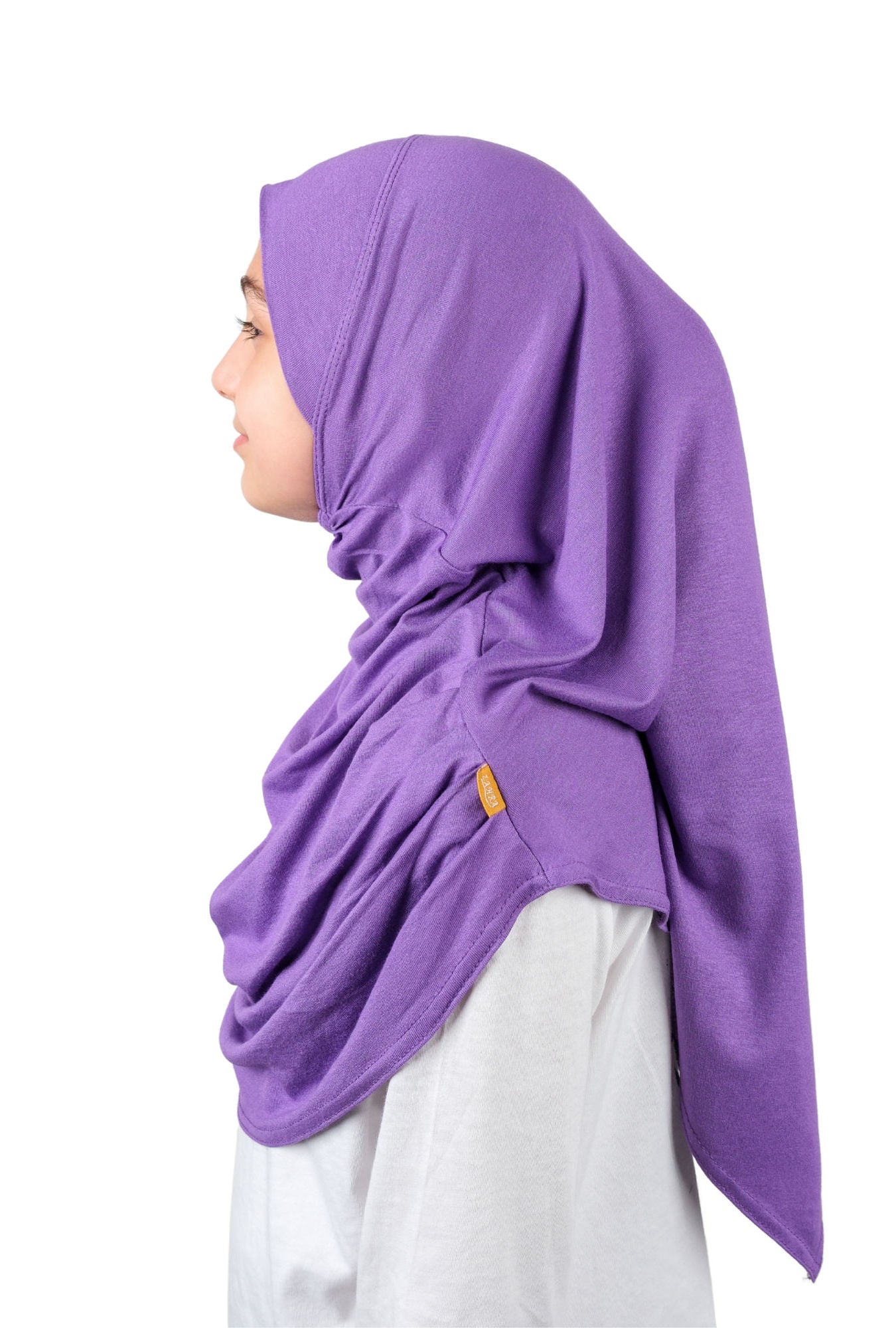 Easy to Wear Instant Hijab for Girls | Soft Viscose One-Piece Kids Headscarf for School, Prayer