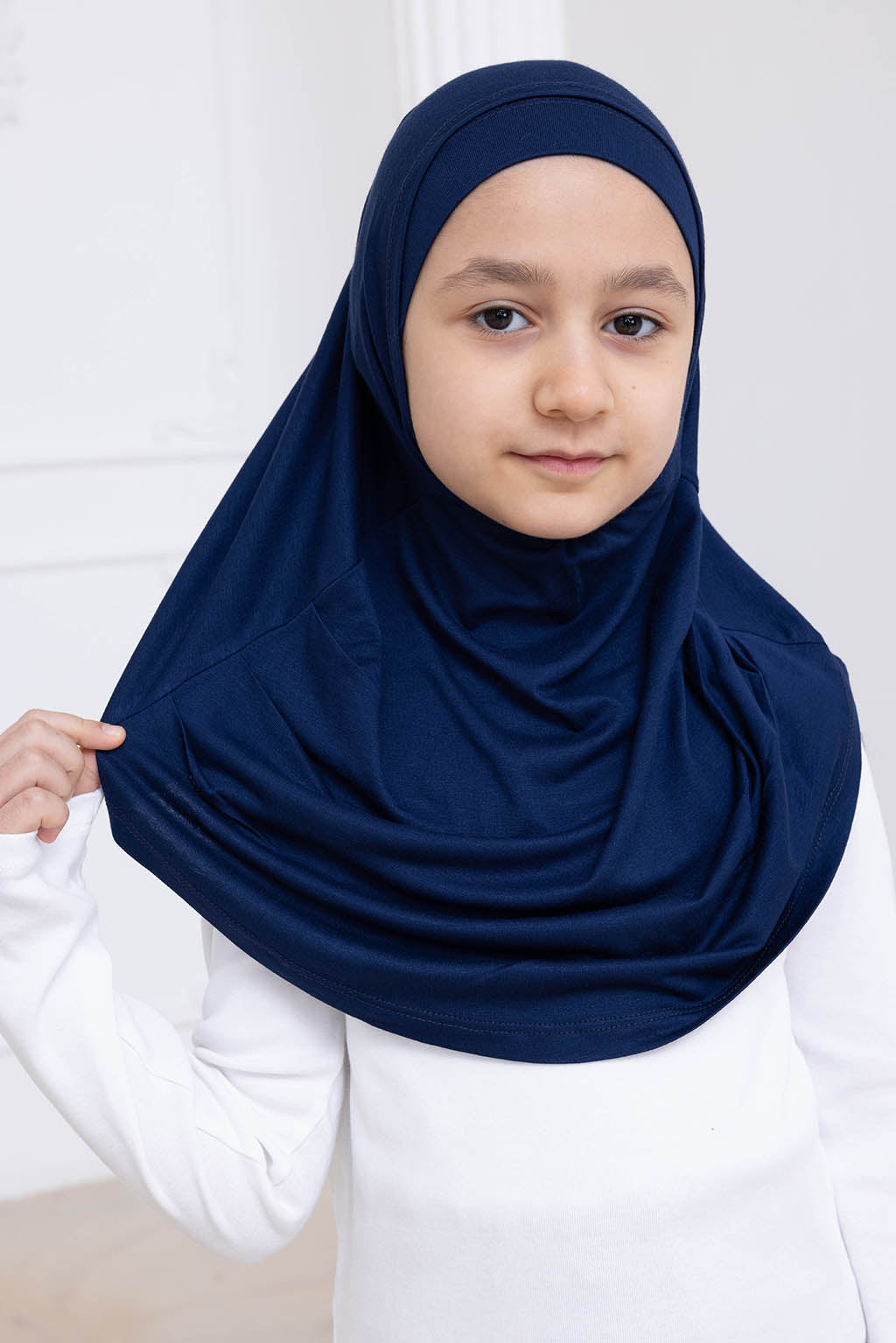 Ready to Wear Instant Hijab for Girls | Soft Viscose One-Piece Kids Headscarf for Daily Wear, Prayer & School