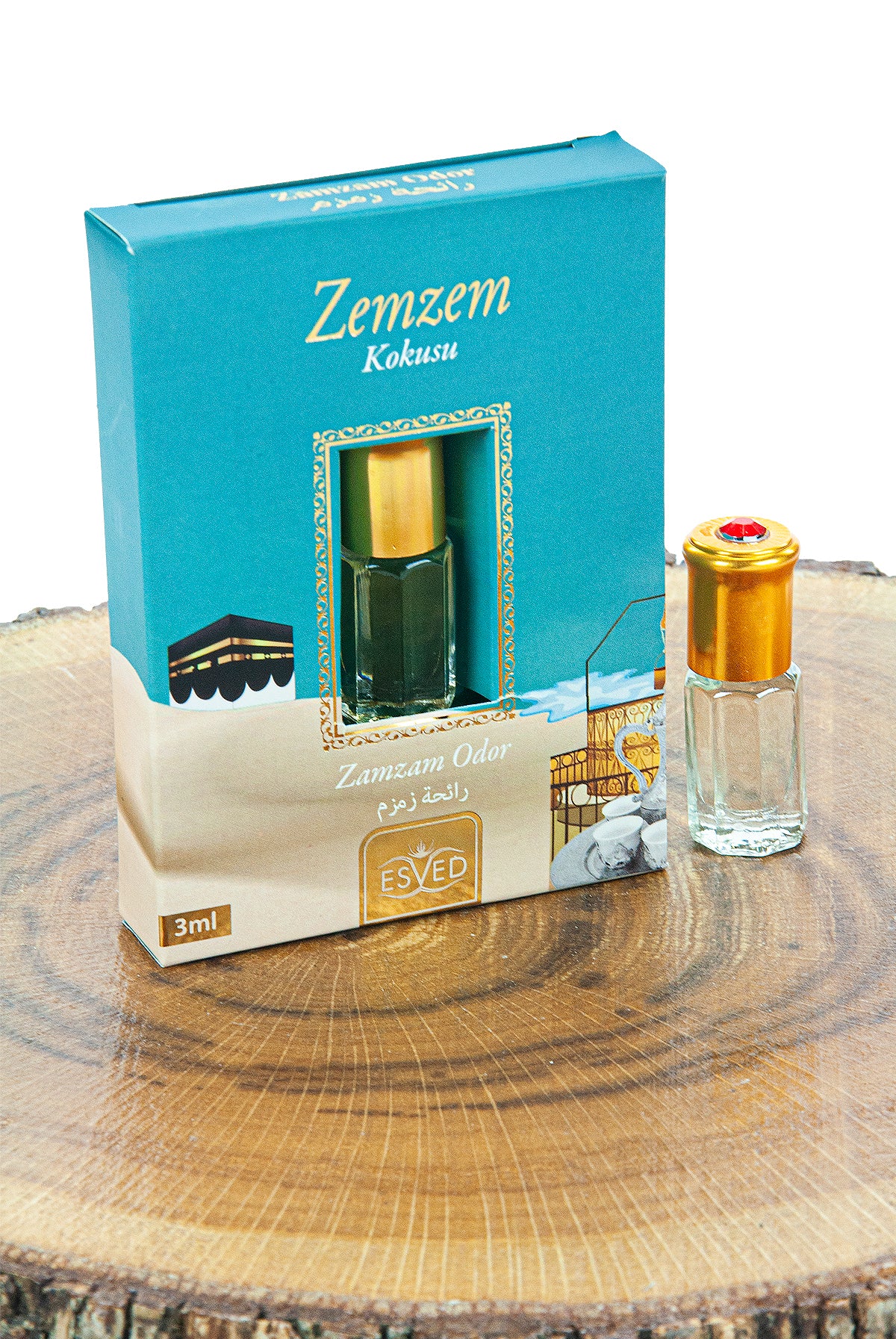 4-Piece Islamic Essence Set | Mina, Zemzem, Rose & Medina Fragrance | Alcohol-Free Slim Roll-On Gift - Ihvan