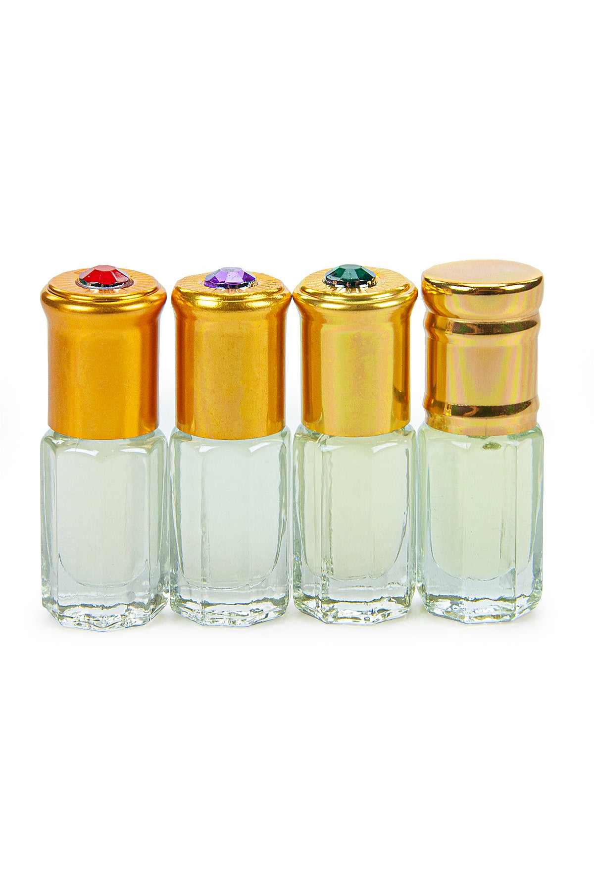 4-Piece Islamic Essence Set | Mina, Zemzem, Rose & Medina Fragrance | Alcohol-Free Slim Roll-On Gift - Ihvan