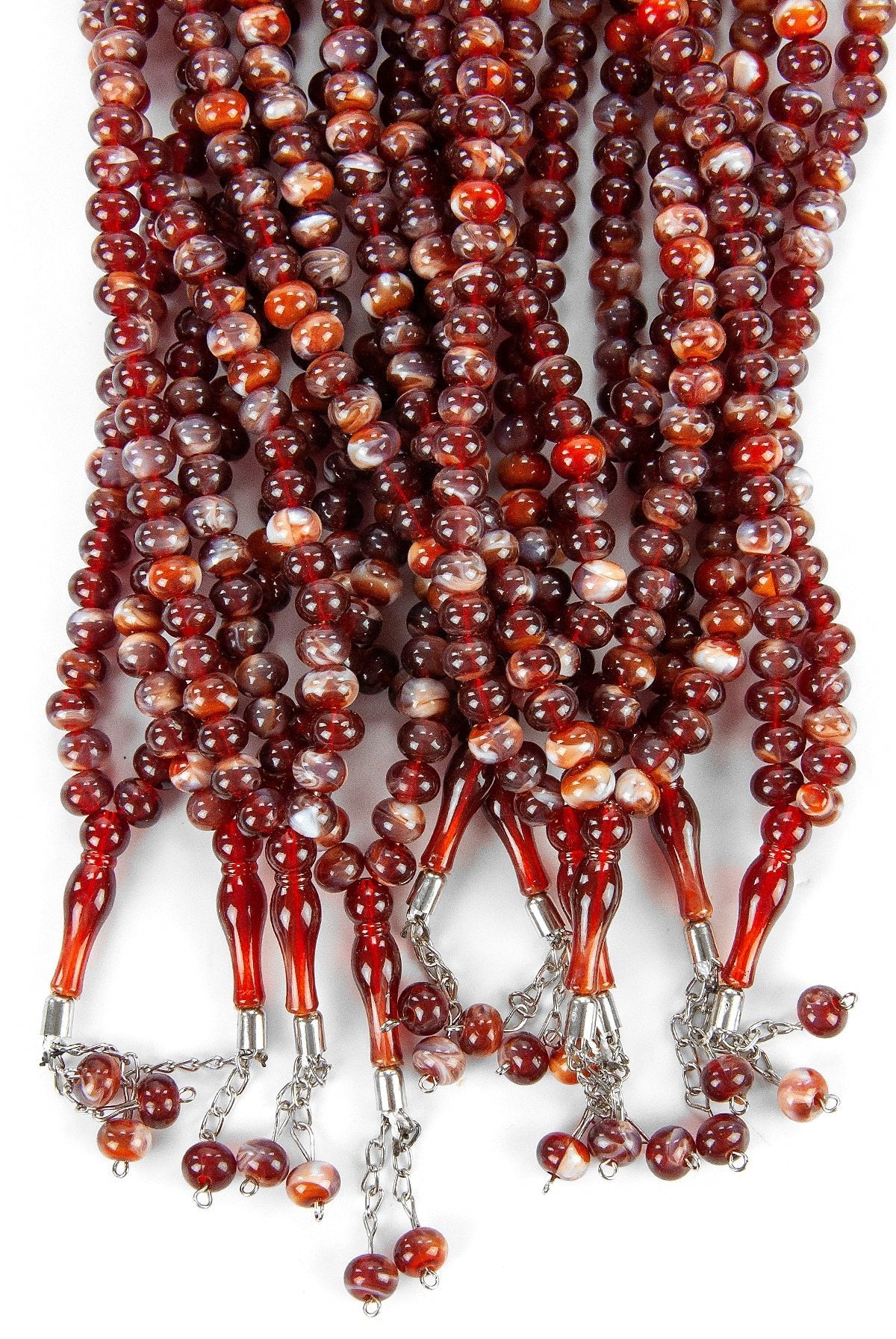 10-Piece Muslim Prayer Beads Set | 99-Bead Tasbih, Rosary & Misbaha with Traditional Design - Ihvan