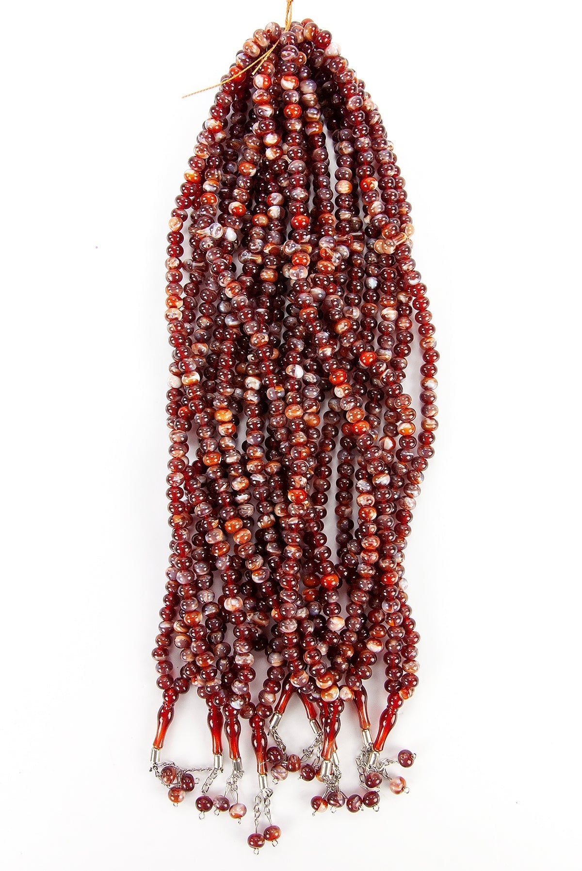 10-Piece Muslim Prayer Beads Set | 99-Bead Tasbih, Rosary & Misbaha with Traditional Design - Ihvan