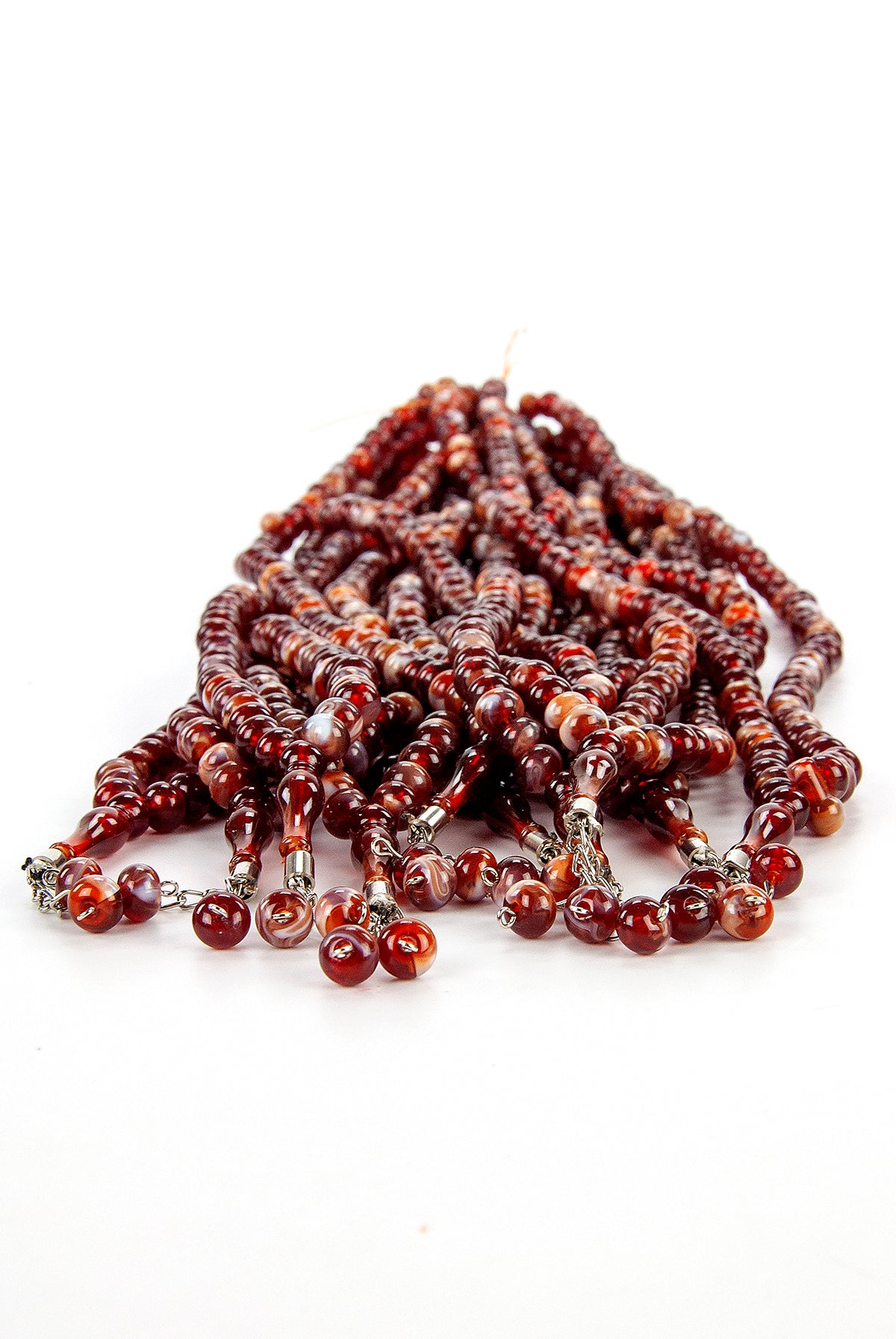 10-Piece Muslim Prayer Beads Set | 99-Bead Tasbih, Rosary & Misbaha with Traditional Design - Ihvan