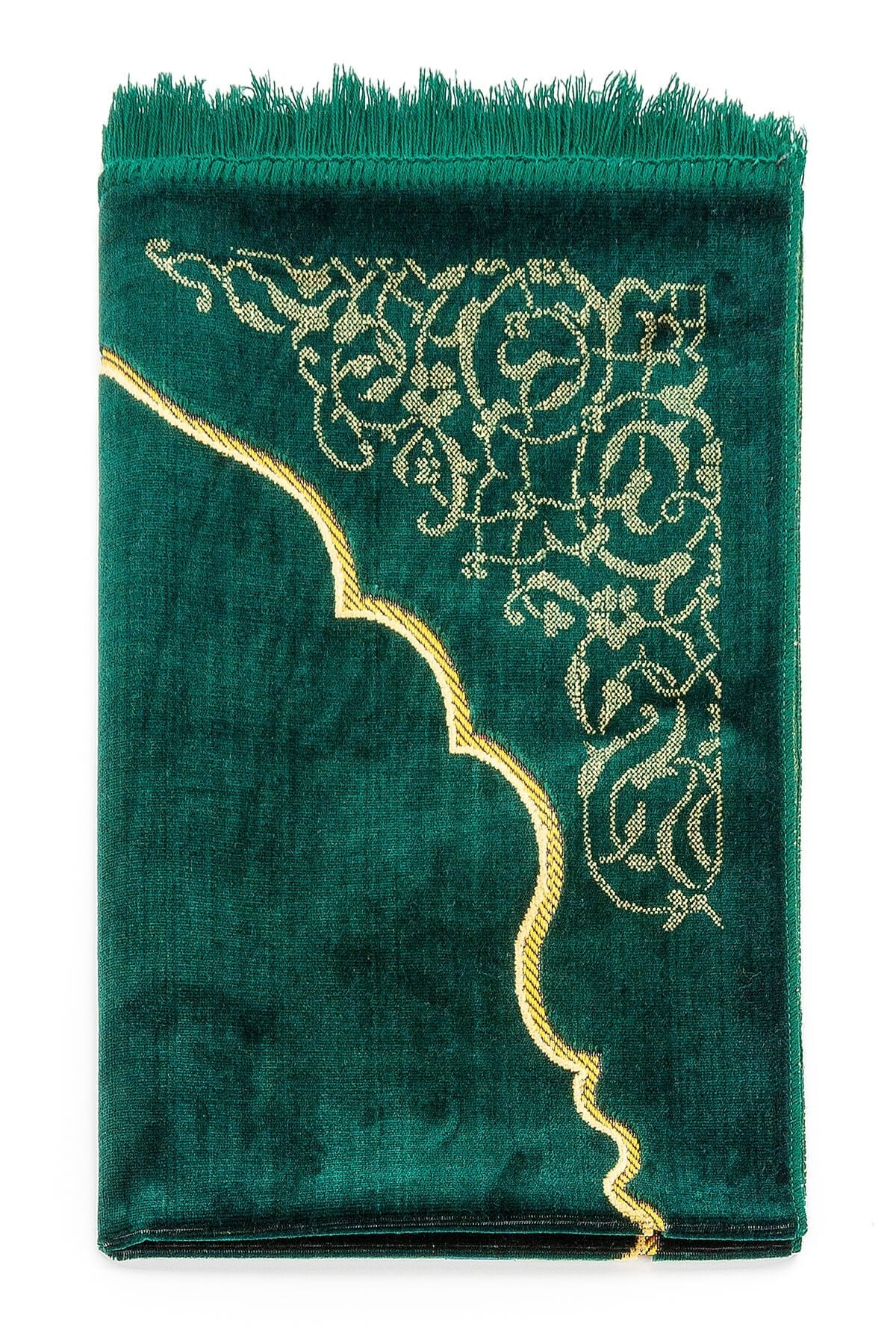 Classic Velvet Muslim Prayer Rug (Sajadah | Janamaz | Salah Mat) - Ihvan