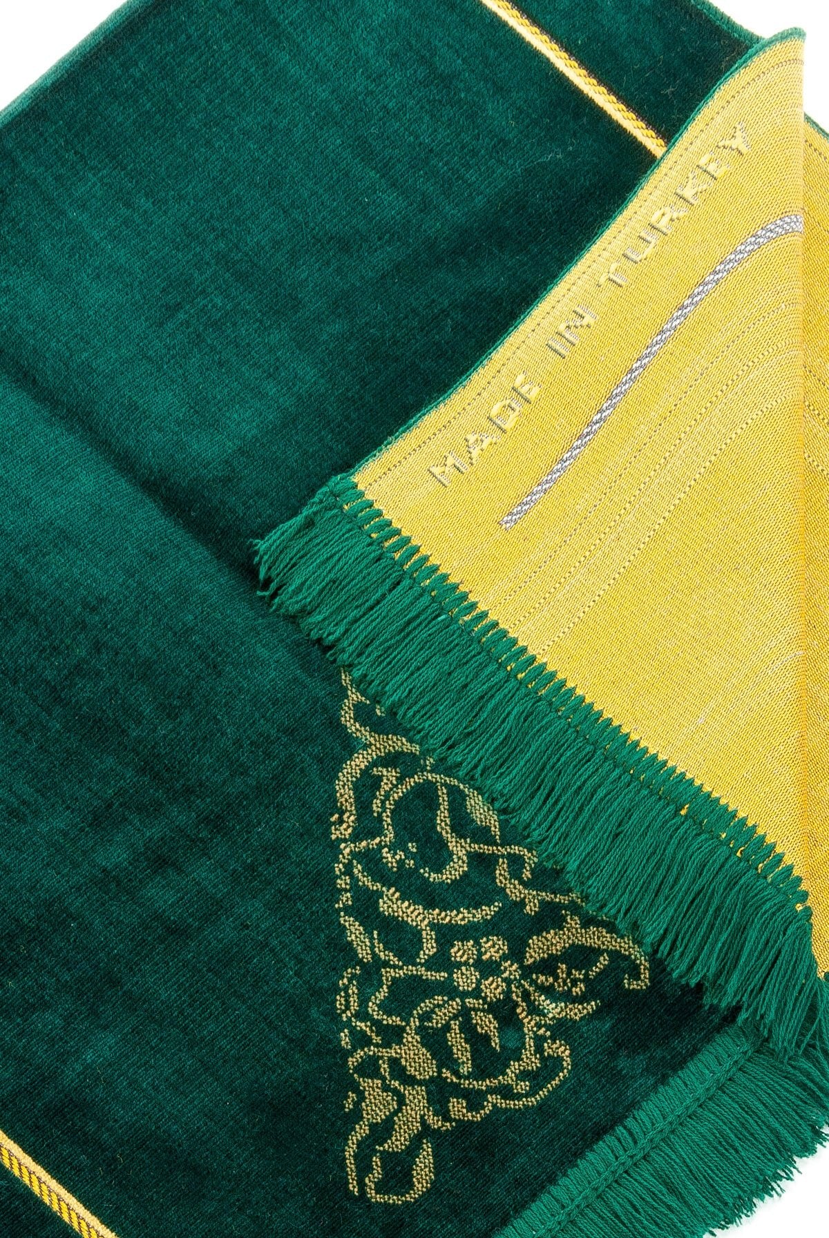 Classic Velvet Muslim Prayer Rug (Sajadah | Janamaz | Salah Mat) - Ihvan