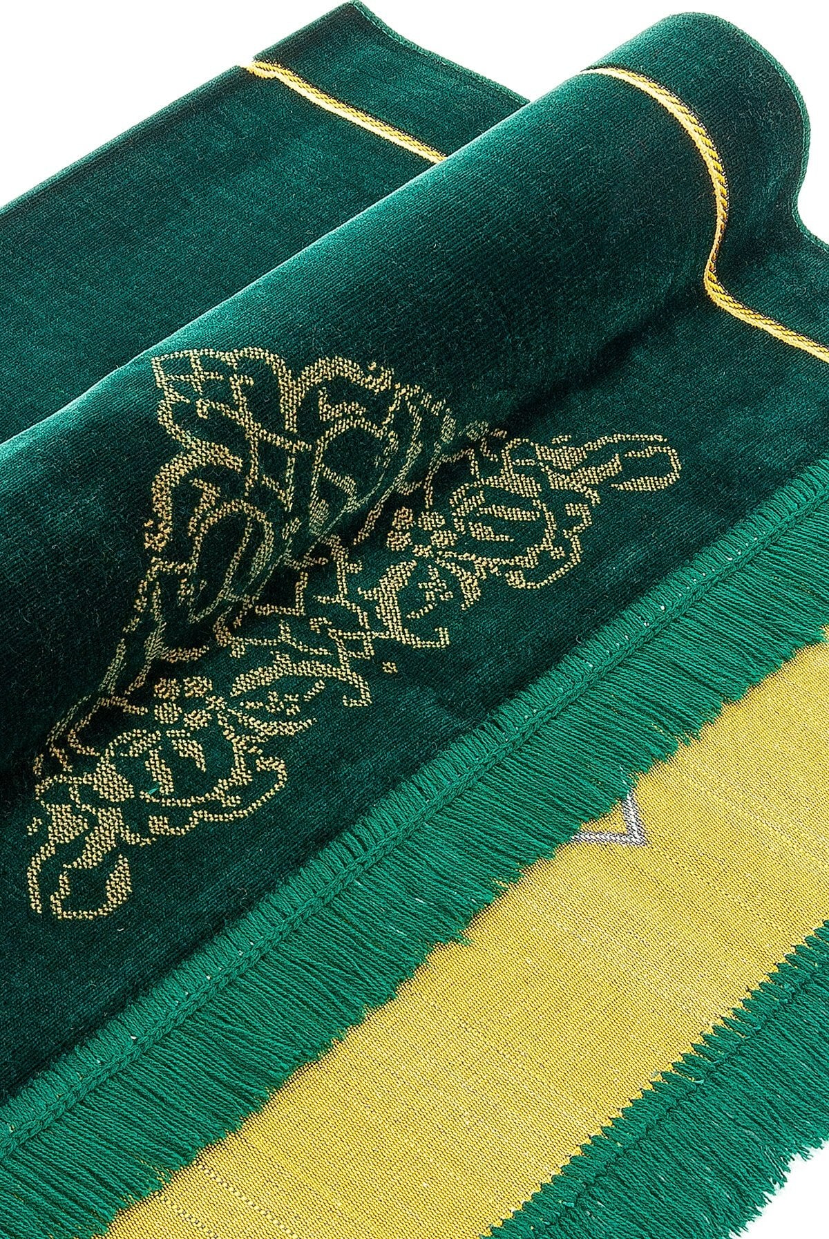 Classic Velvet Muslim Prayer Rug (Sajadah | Janamaz | Salah Mat) - Ihvan