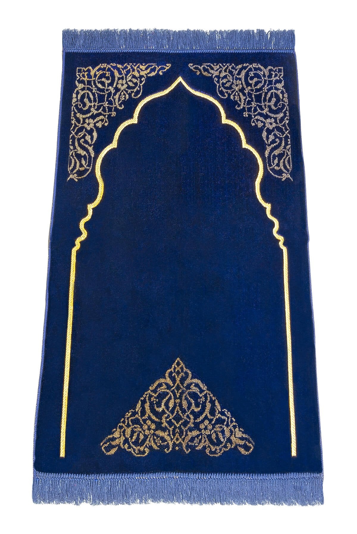 Classic Velvet Muslim Prayer Rug (Sajadah | Janamaz | Salah Mat) - Ihvan
