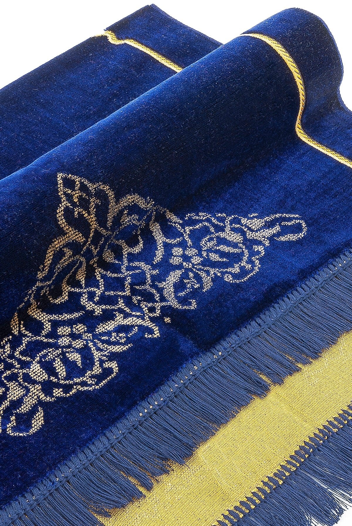 Classic Velvet Muslim Prayer Rug (Sajadah | Janamaz | Salah Mat) - Ihvan