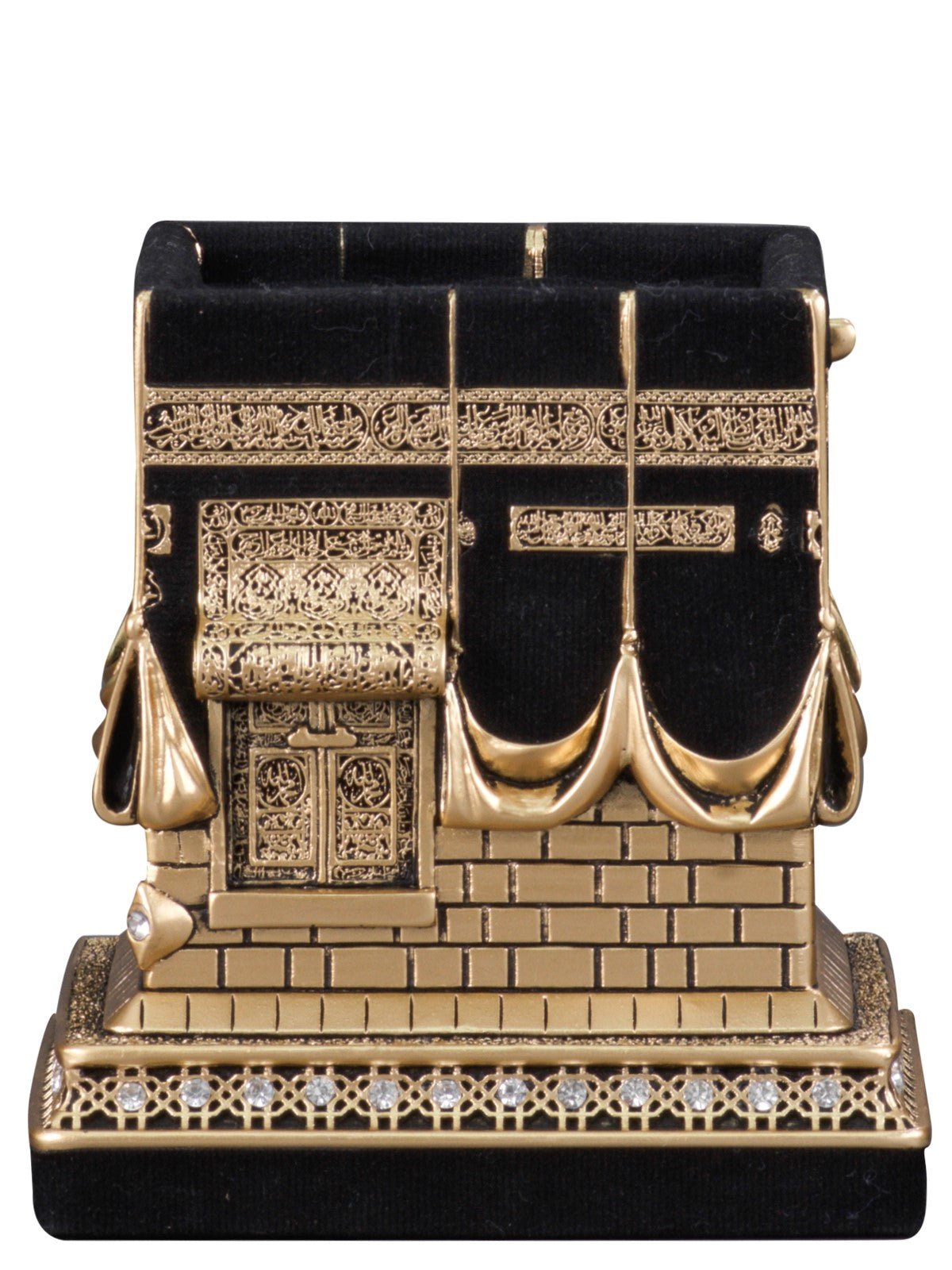 Islamic Kaaba Replica Model Home Decoration, Islamic Table Decor Statue Gift, Medium - ihvan