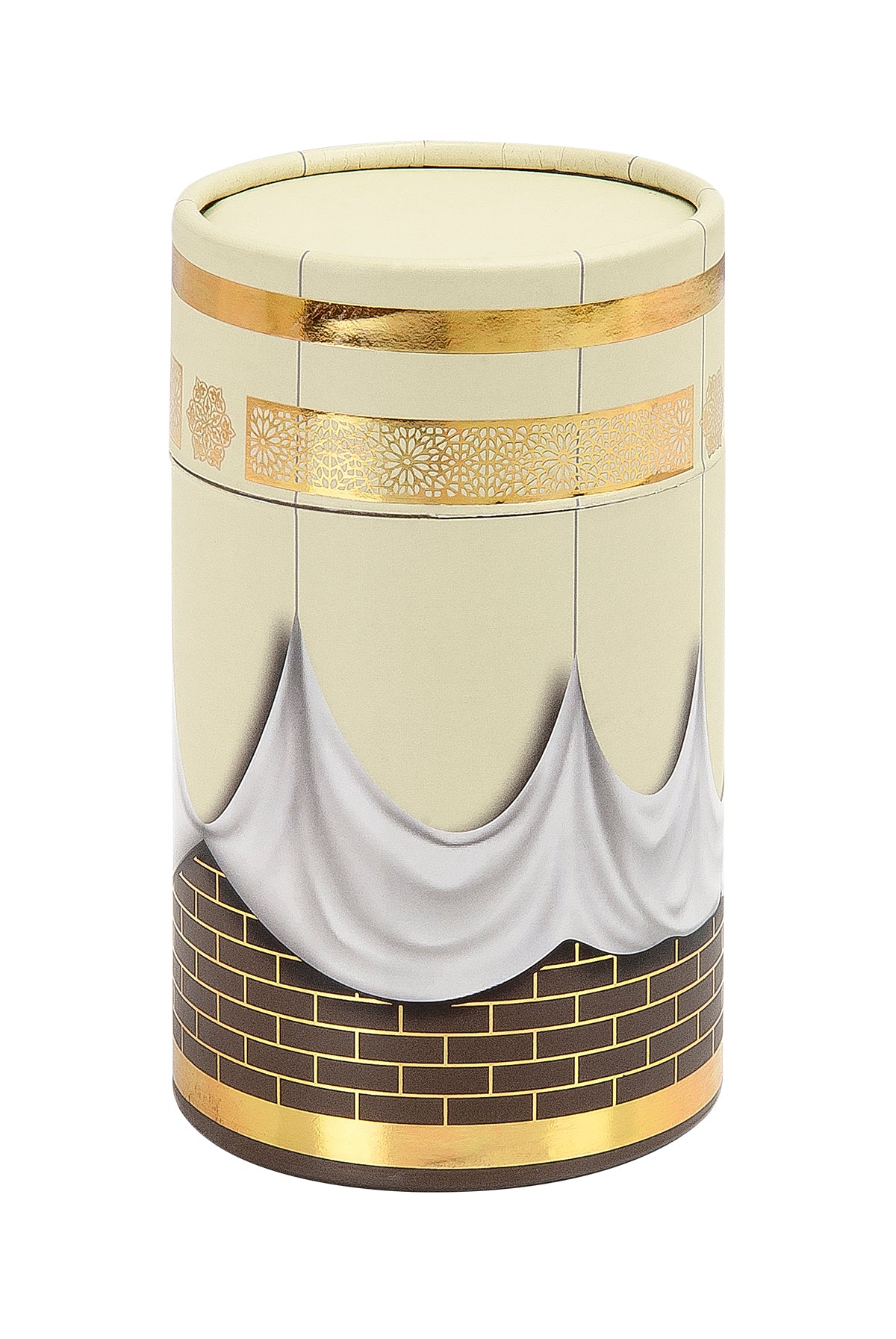 Elegant Muslims Prayer Rug Gift Set (Sajadah | Tasbih | Kaaba Cylinder Box) - Ihvan