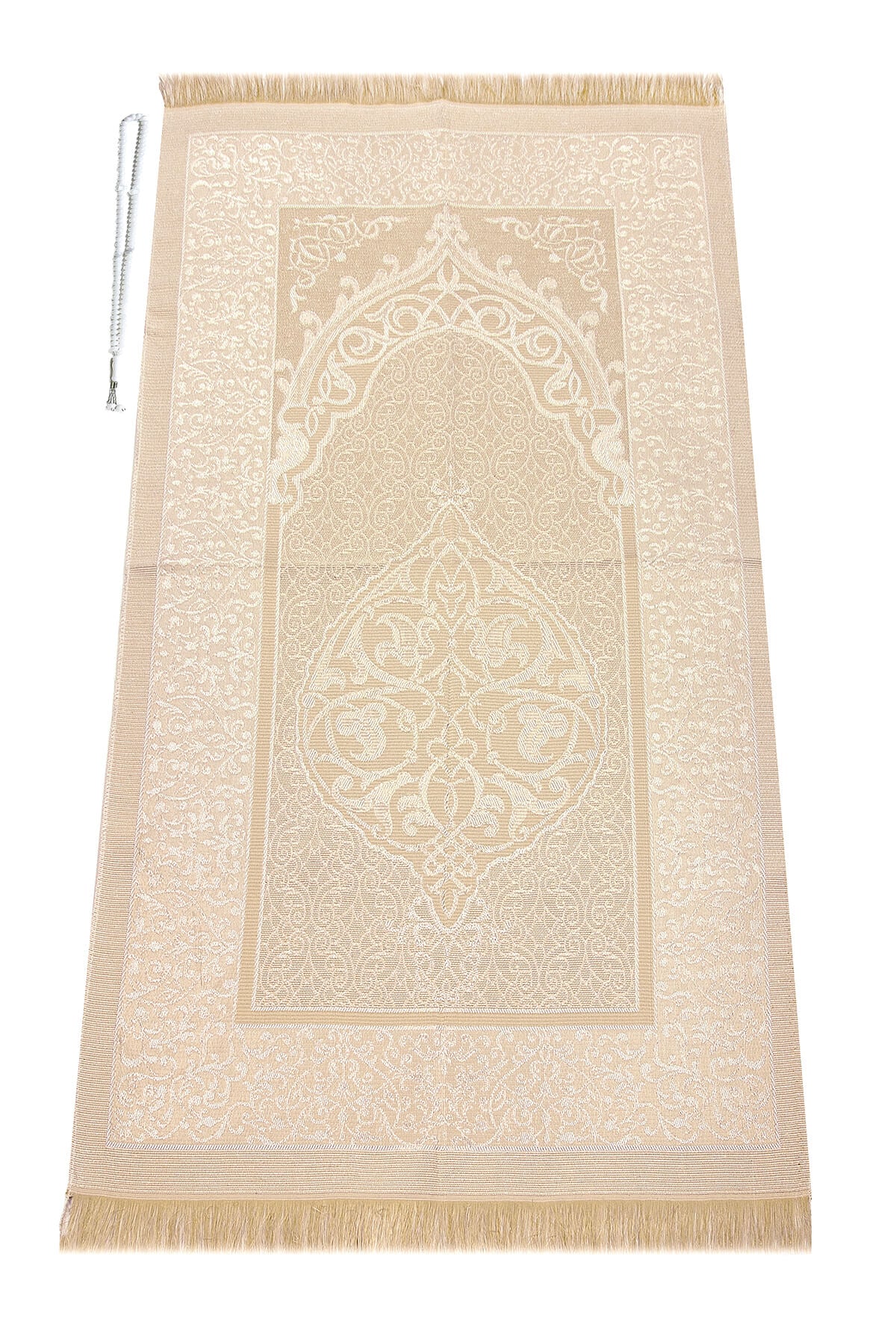 Elegant Velvet Muslim Prayer Rug Gift Set (Sajadah | Yaseen | Tasbih) - Ihvan