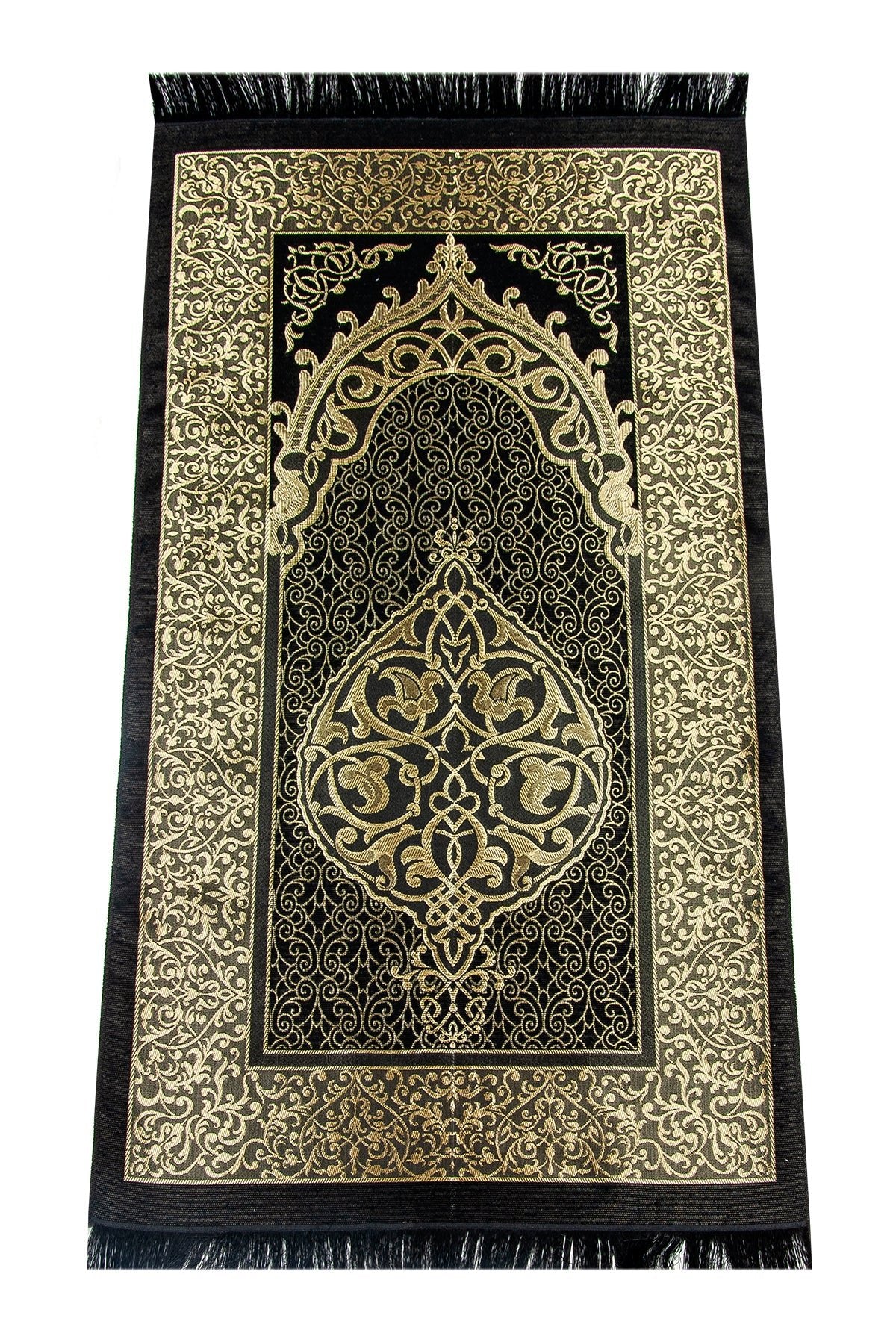 Elegant Muslim Prayer Rug Gift Set (Sajadah | Tasbih | Gift Box) - Ihvan