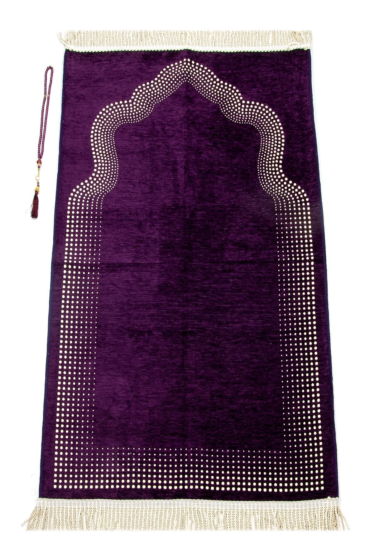 Exquisite Taffeta Muslim Prayer Rug (Sajadah | Janamaz | Salah Mat) - Ihvan