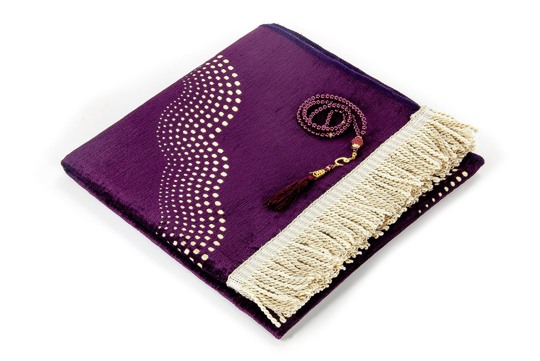 Exquisite Taffeta Muslim Prayer Rug (Sajadah | Janamaz | Salah Mat) - Ihvan