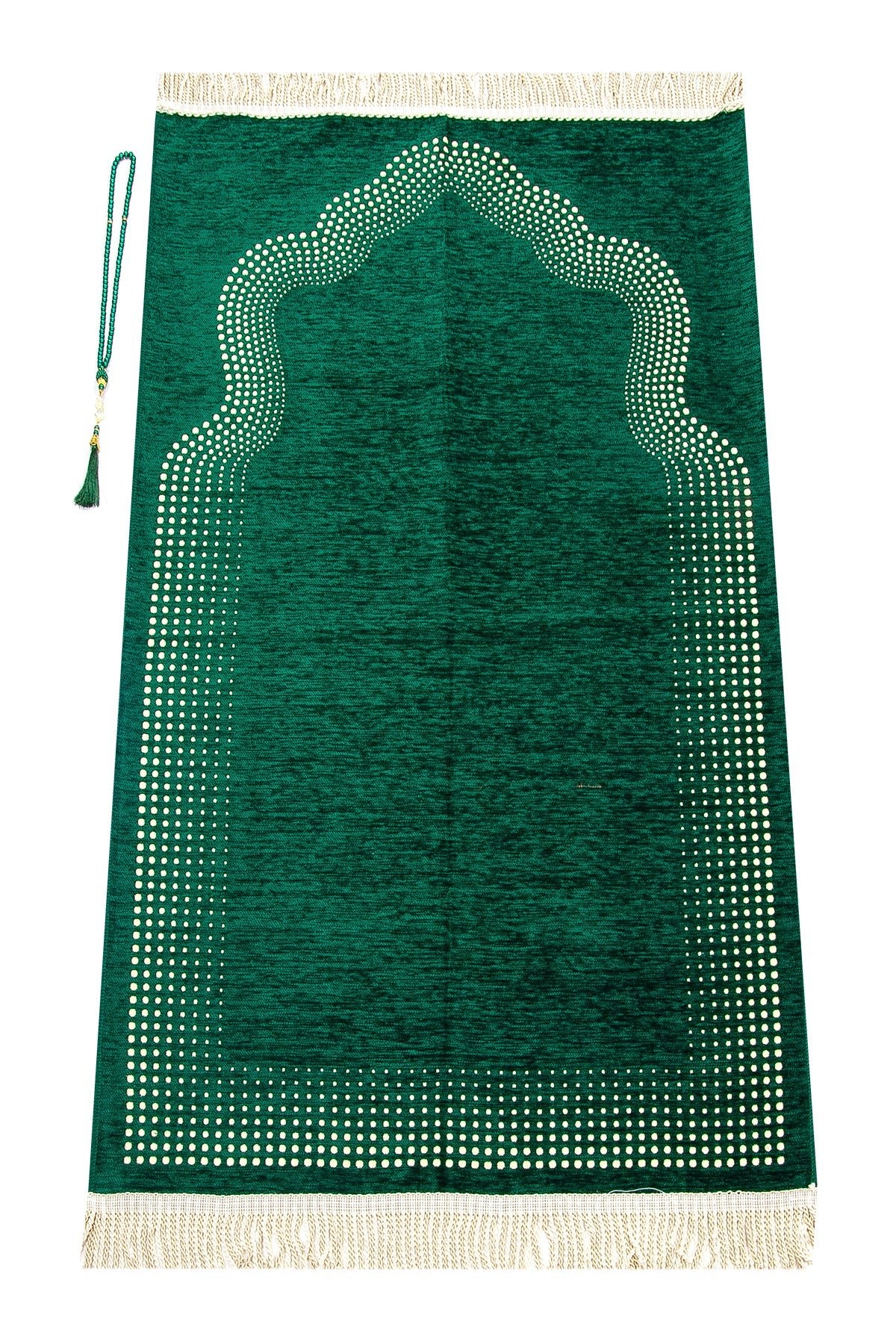 Exquisite Taffeta Muslim Prayer Rug (Sajadah | Janamaz | Salah Mat) - Ihvan