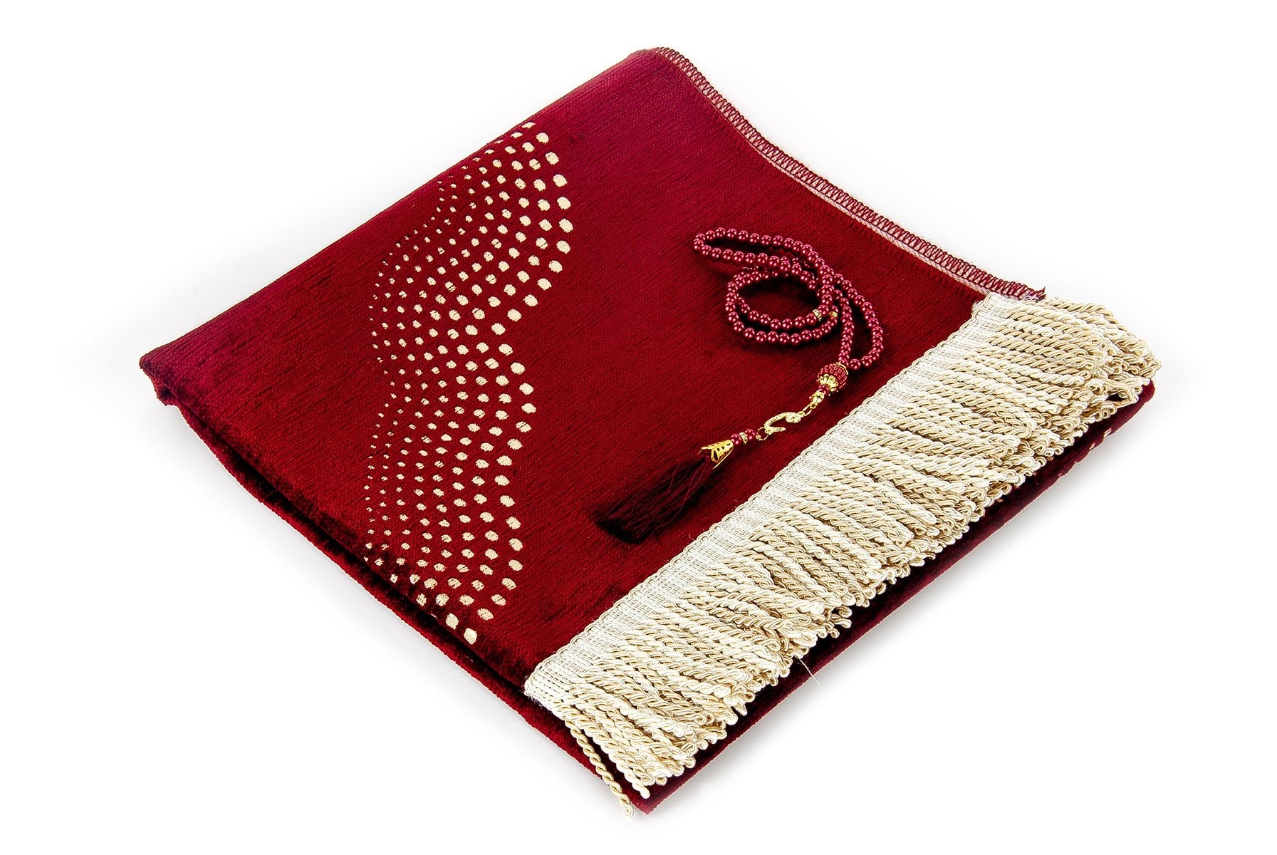 Exquisite Taffeta Muslim Prayer Rug (Sajadah | Janamaz | Salah Mat) - Ihvan