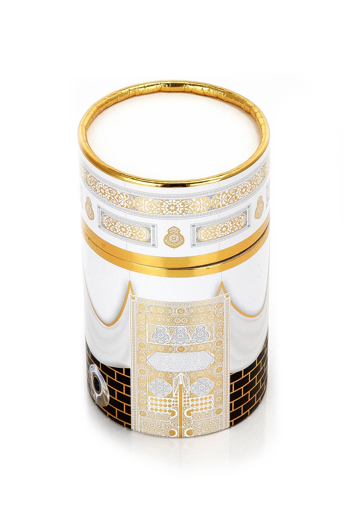 Elegant Muslims Prayer Rug Gift Set (Sajadah | Tasbih | Kaaba Cylinder Box) - Ihvan