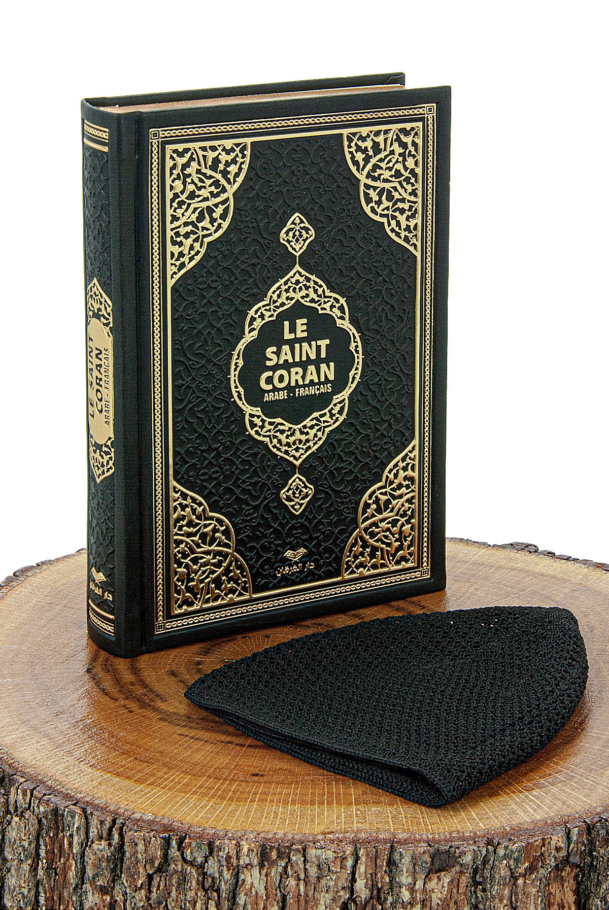 Holy Quran with French Translation Medium Size, Skullcap - ihvan