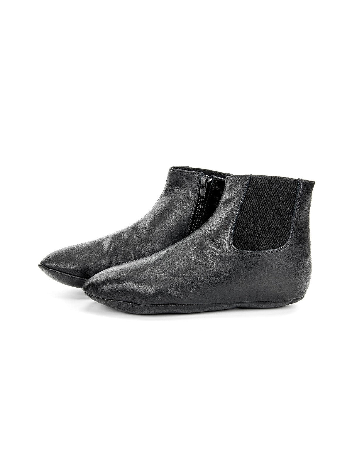 Black Leather Handmade Prayer Socks | Thermal Khuffain for Masah, Ablution & Mosque Use - Ihvan
