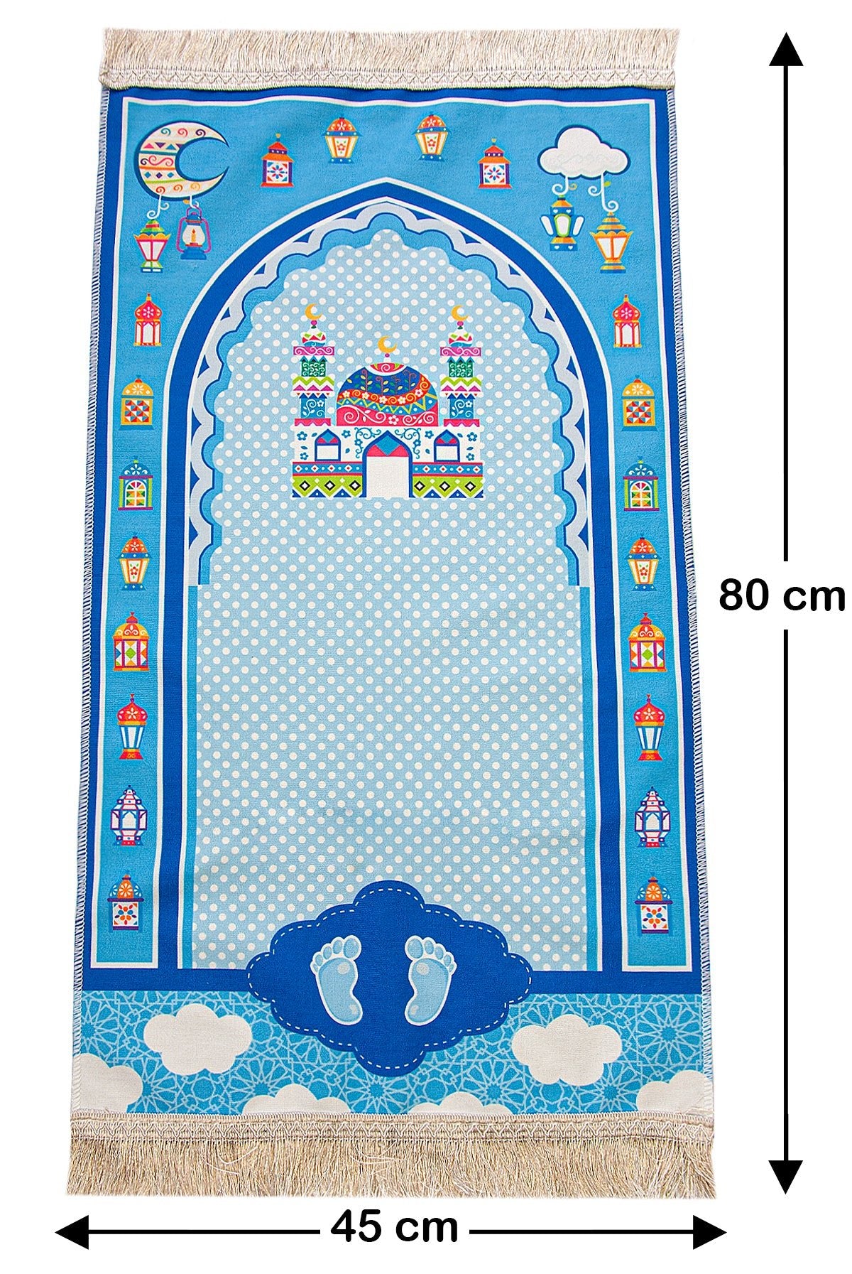 Quran Learning Set for Boys | Elif-Ba Book | Prayer Rug | Tasbih | Islamic Guide Book | Bag - Ihvan