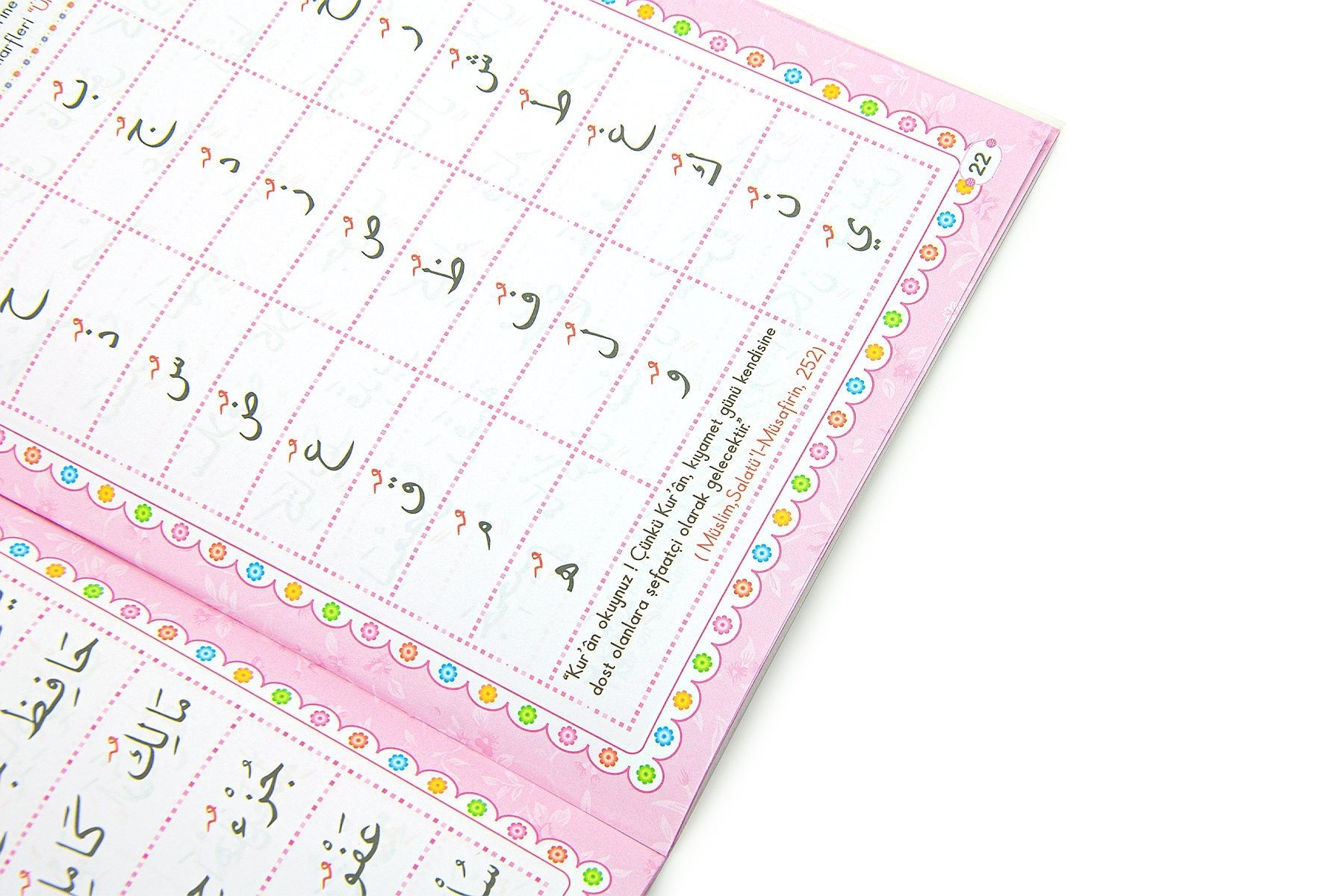 Quran Learning Set for Girls | Elif-Ba Book | Prayer Rug | Tasbih | Islamic Guide Book | Bag - Ihvan