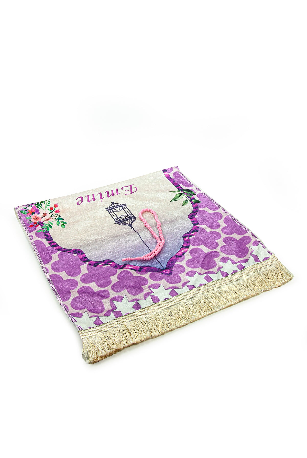 Muslim Prayer Rug Set for Kids | Sajadah (Janamaz) | Tasbih | Coin Bank - Ihvan