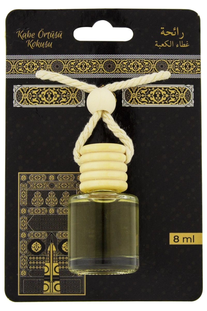 Kaaba Scented Fragrance Gift Set | Room Spray, Car Air Freshener & Personal Roll-On | Alcohol-Free Islamic Scent - Ihvan