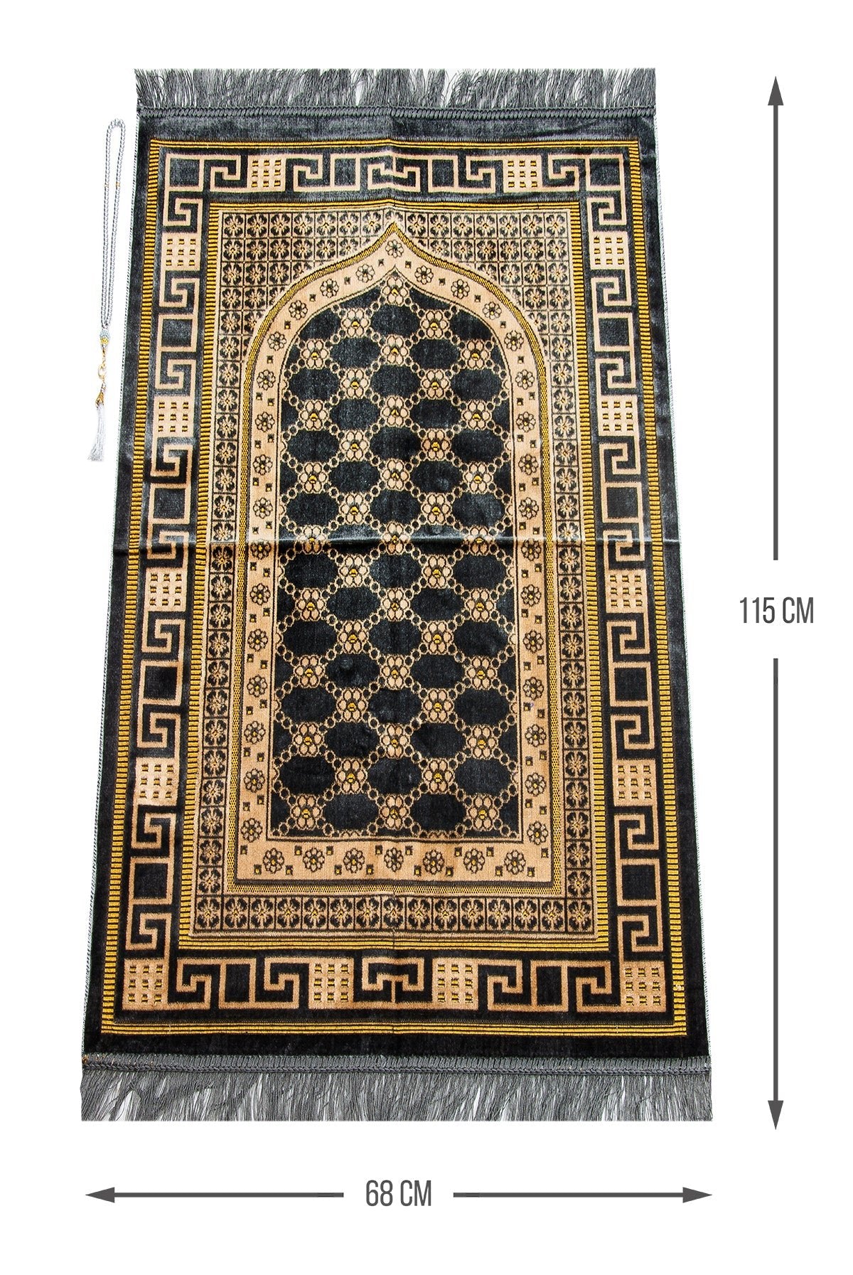 Luxury Velvet Muslim Prayer Rug (Sajadah | Janamaz | Salah Mat) - Ihvan