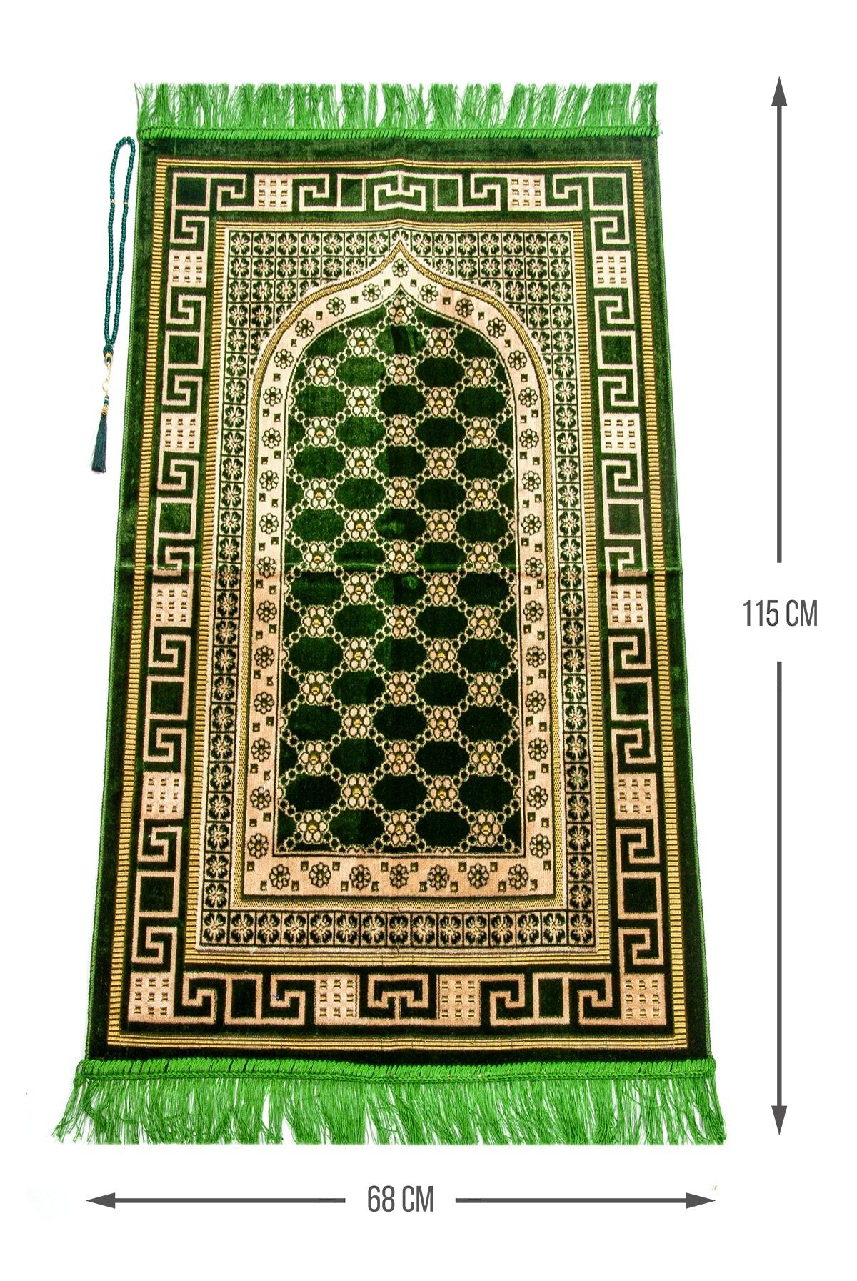 Luxury Velvet Muslim Prayer Rug (Sajadah | Janamaz | Salah Mat) - Ihvan