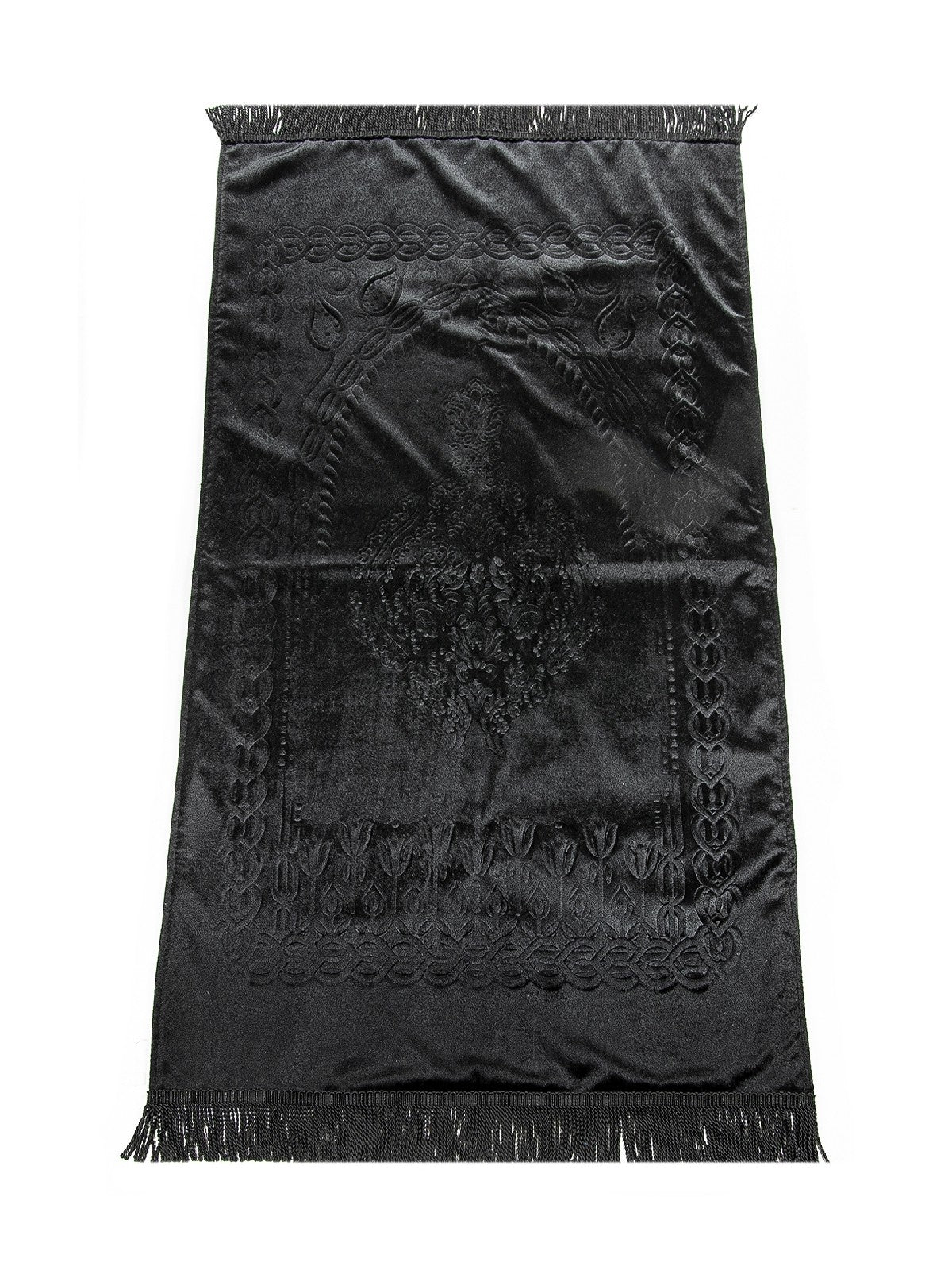 Luxury Silky Velvet Muslim Prayer Rug (Sajadah | Janamaz | Salah Mat) - Ihvan