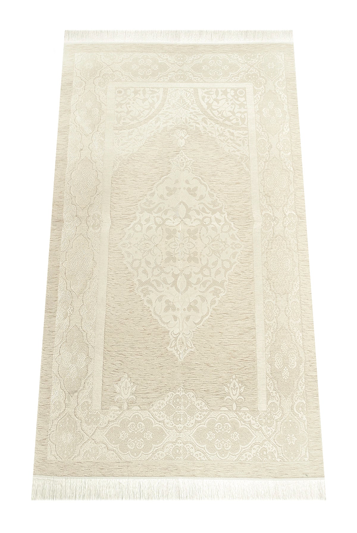 Luxury White Muslim Prayer Gift Set (Sajadah | Tasbih | Yaseen Book) - Ihvan