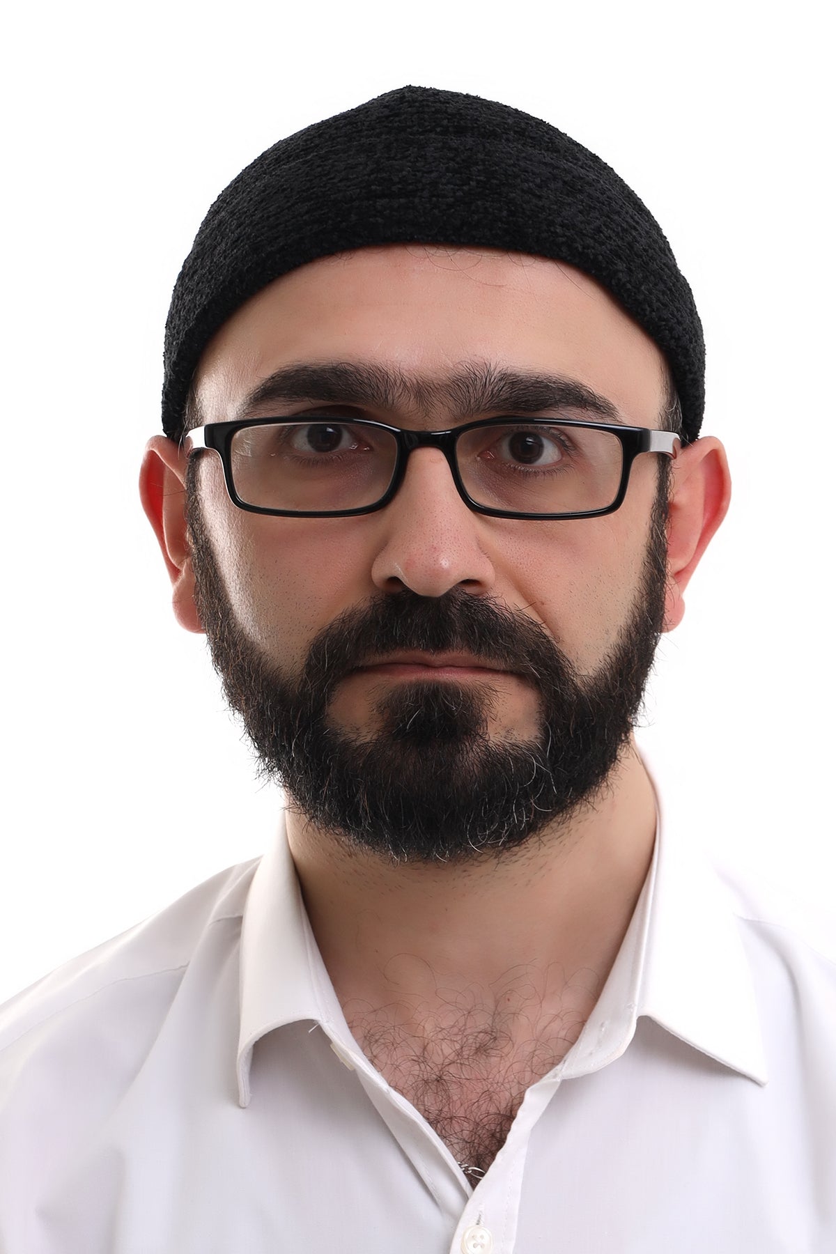 Muslim Men’s Folded Knit Black Kufi Hat | Prayer Cap | Soft & Breathable Islamic Skullcap (Taqiyah) - Ihvan
