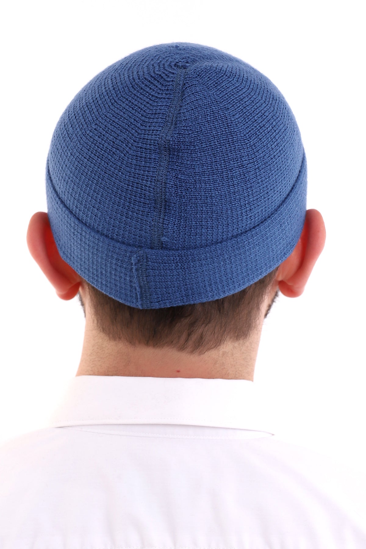 Muslim Winter Velvet Roll - up Edge Skullcap for Men, Islamic Gifts, Standart Size - ihvan