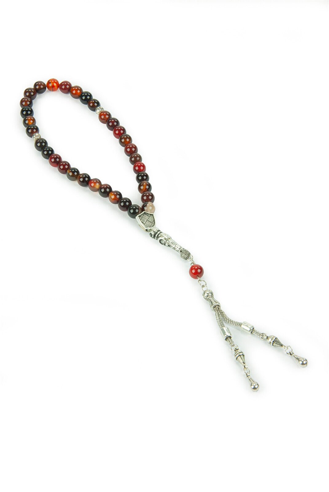 33-Bead Tasbih (Tasbeeh) Rosary | Islamic Prayer Beads with Gift Box | Misbaha for Muslim Men - Mix Color - Ihvan
