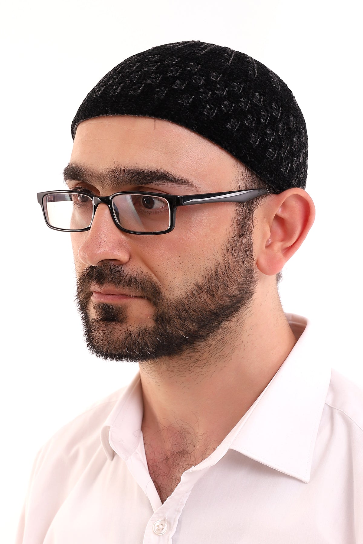 Muslim Winter Velvet Skullcap for Men, Islamic Gifts, Standart Size - ihvan
