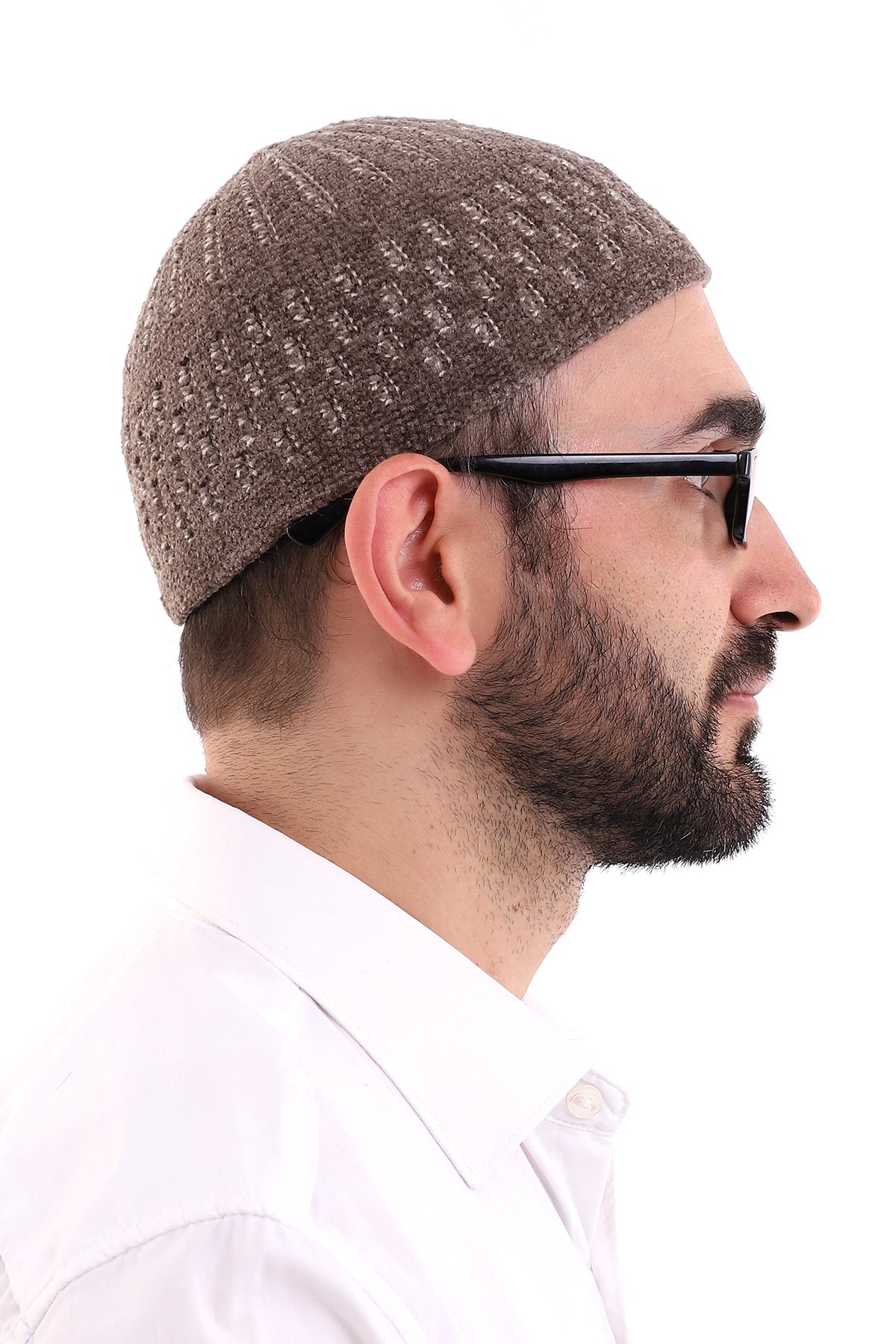 Muslim Winter Velvet Skullcap for Men, Islamic Gifts, Standart Size - ihvan