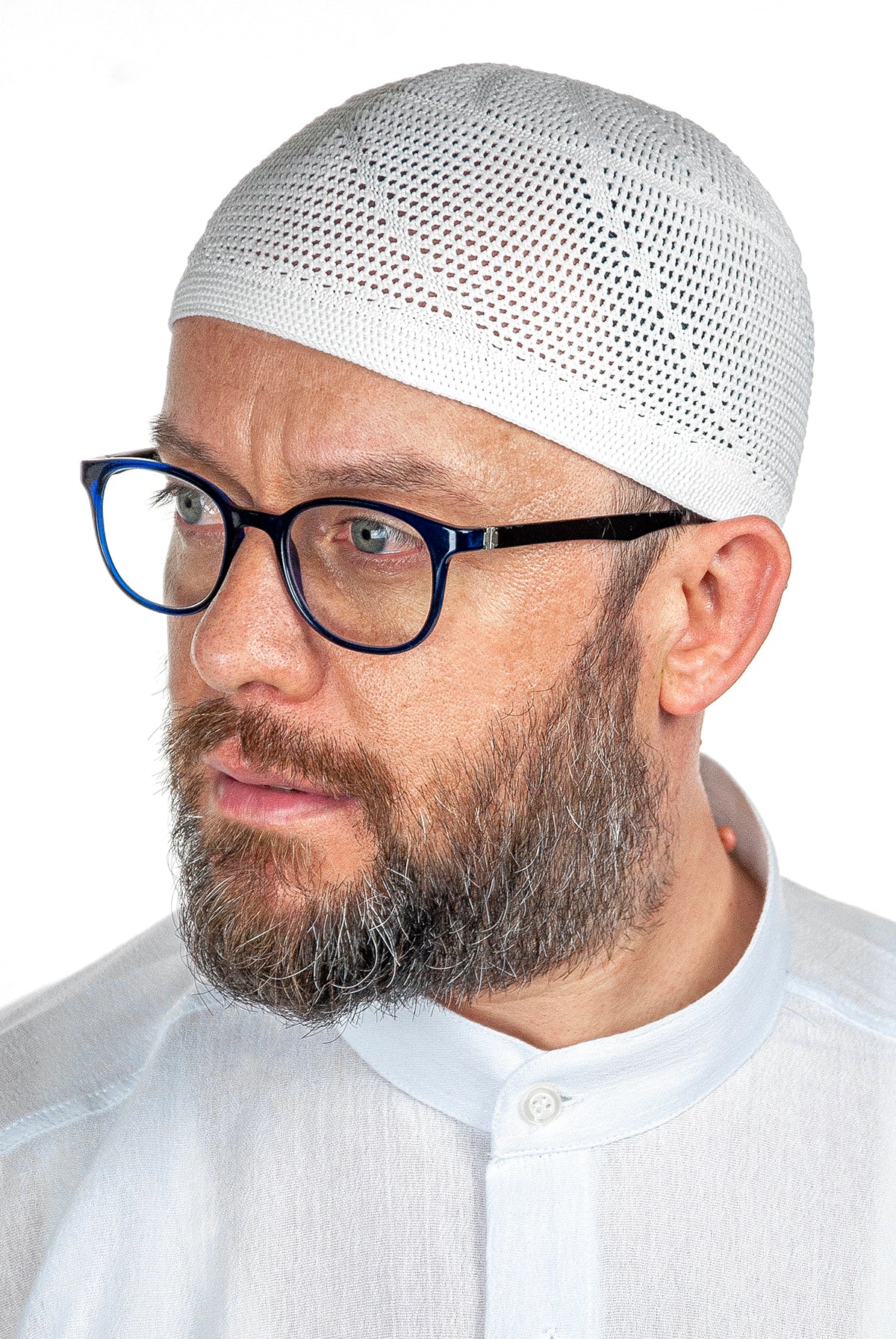 Muslim Men’s Kufi Hat | Breathable Islamic Prayer Cap | Taqiyah, Takke & Skullcap - Ihvan