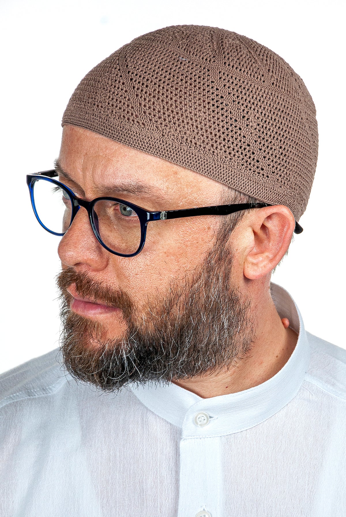 Muslim Knitting Skullcap for Men, Islamic Hat, Standart Size - ihvan