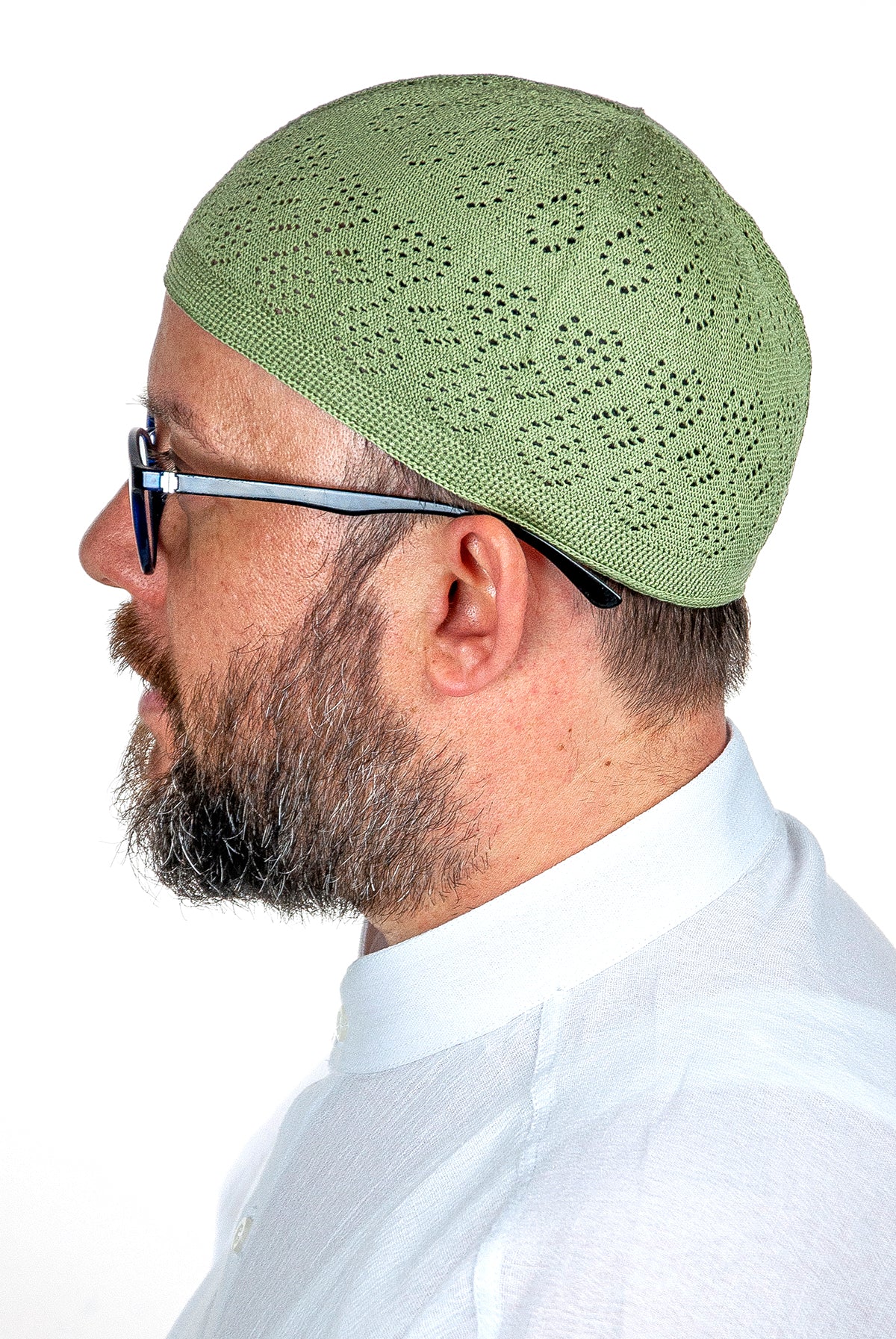 Muslim Knitting Skullcap for Men, Islamic Hat, Standart Size - ihvan