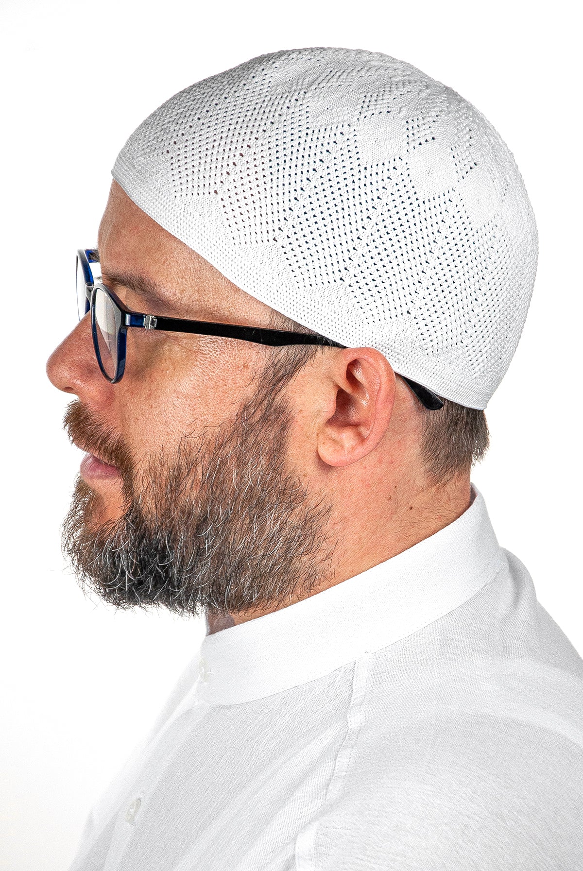Muslim Knitting Skullcap for Men, Islamic Hat, Standart Size - ihvan