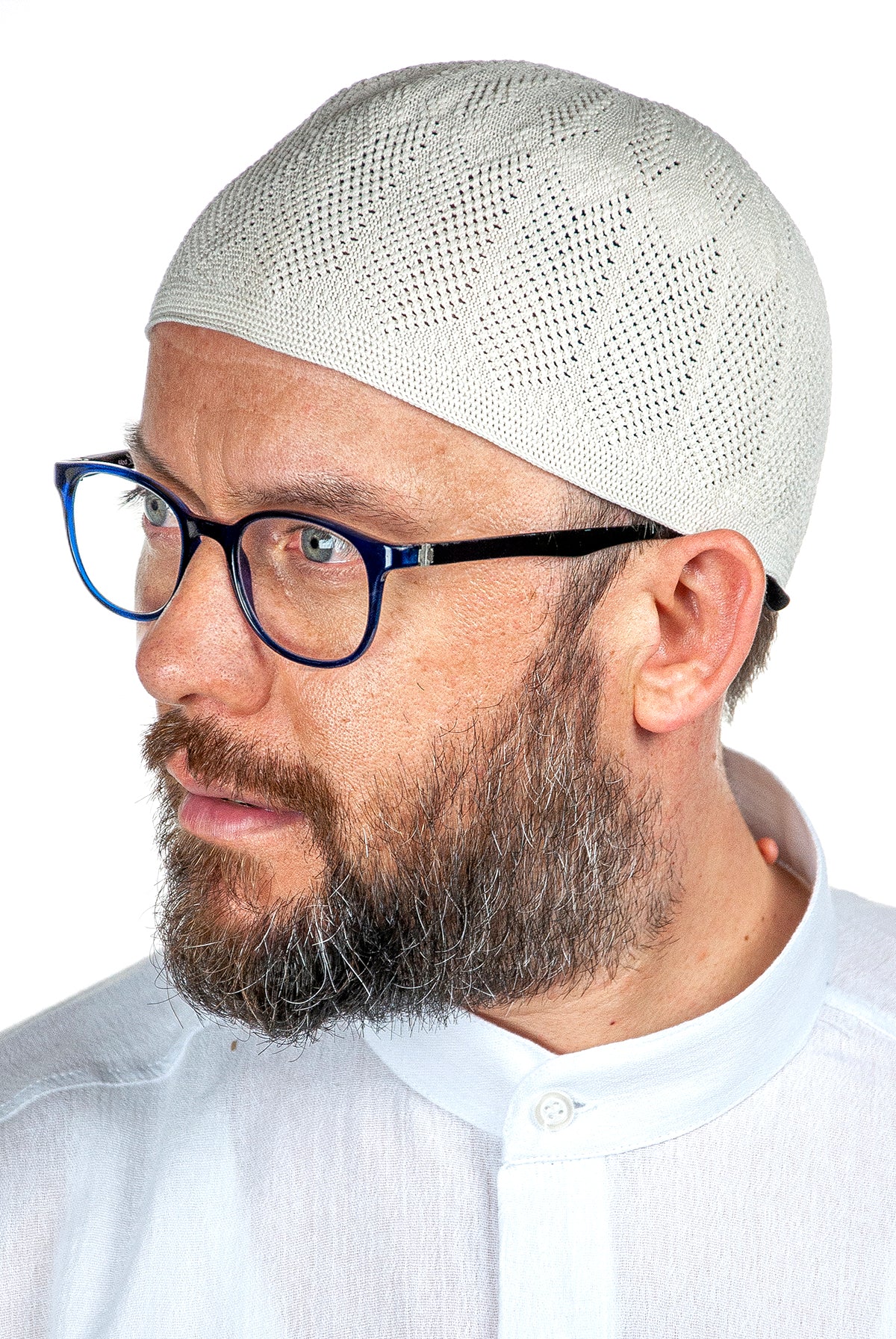 Muslim Knitting Skullcap for Men, Islamic Hat, Standart Size - ihvan