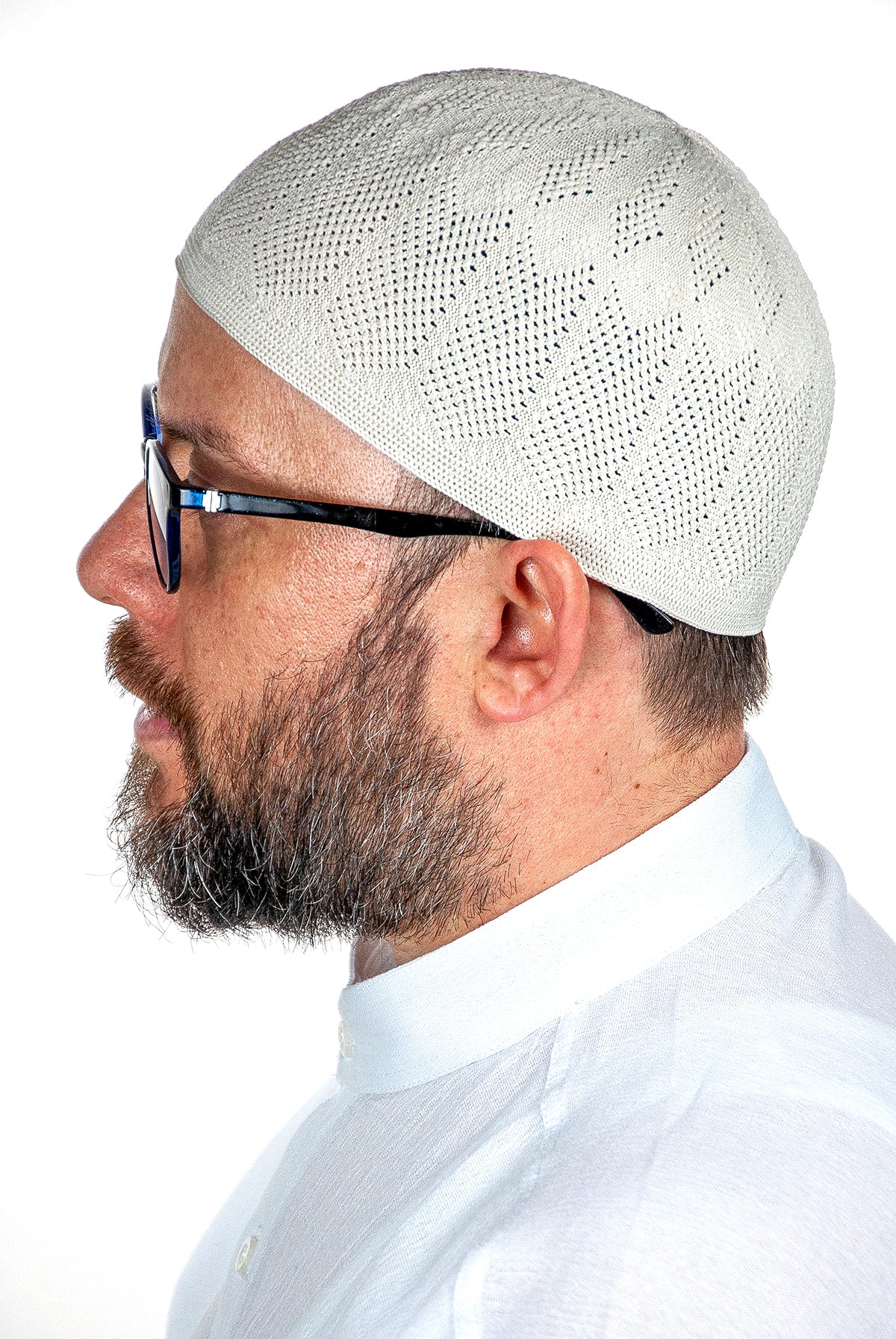 Muslim Knitting Skullcap for Men, Islamic Hat, Standart Size - ihvan
