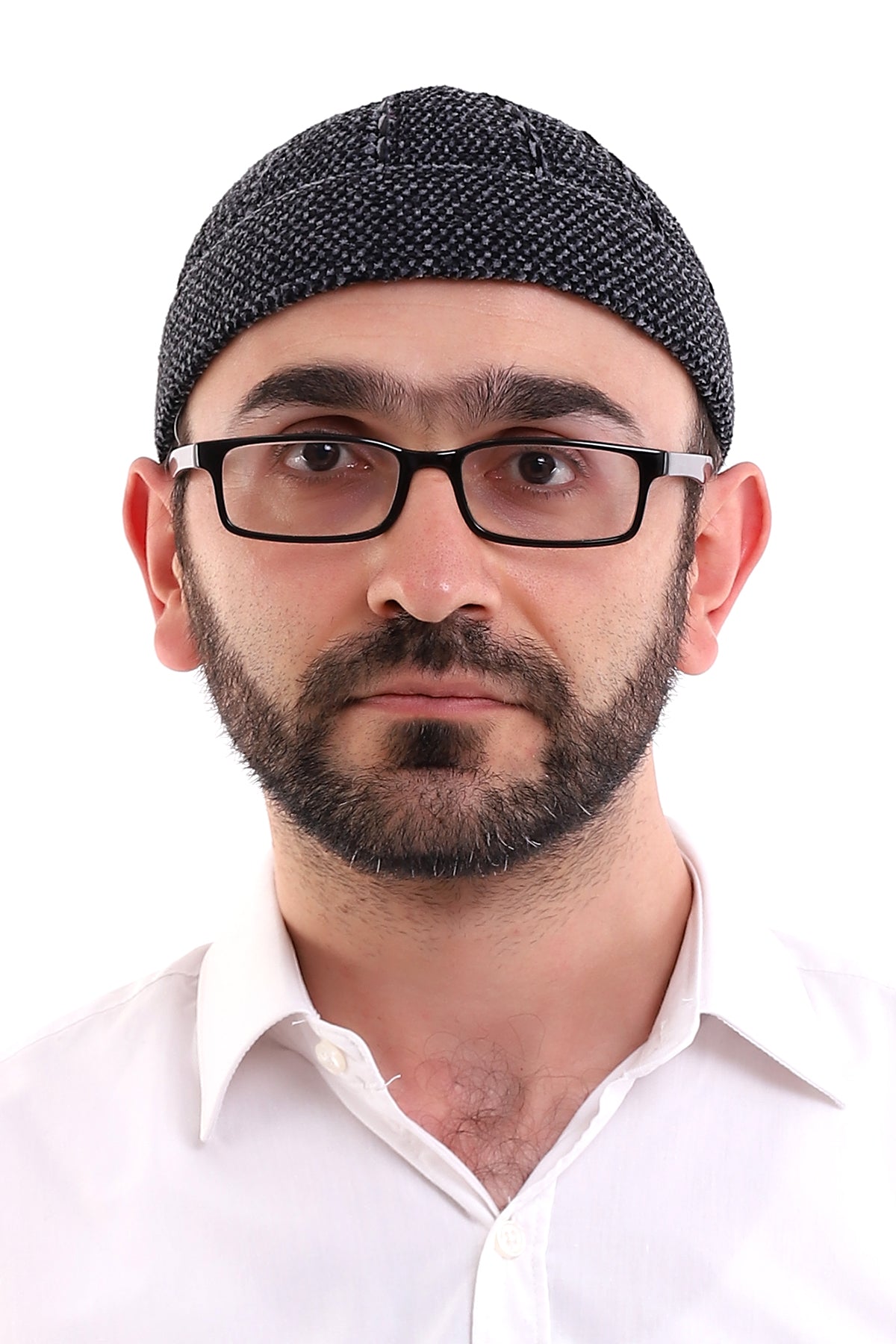 Muslim Winter Velvet Roll - up Edge Skullcap for Men, Islamic Gifts, Standart Size - ihvan